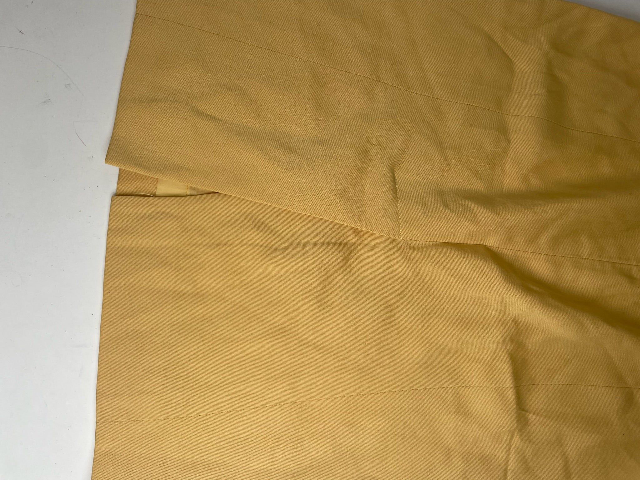 Celine Vintage Paris Skirt Yellow 38/M Size 28" / US 6 / IT 42 - 7 Thumbnail