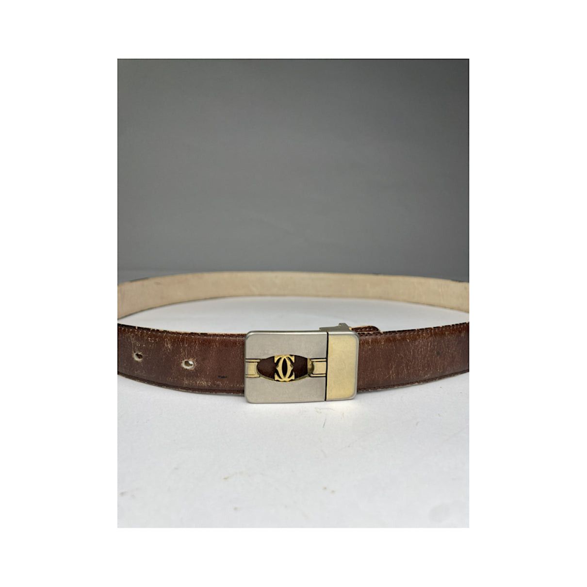 Cartier Brown Leather Belt Size ONE SIZE - 3 Thumbnail
