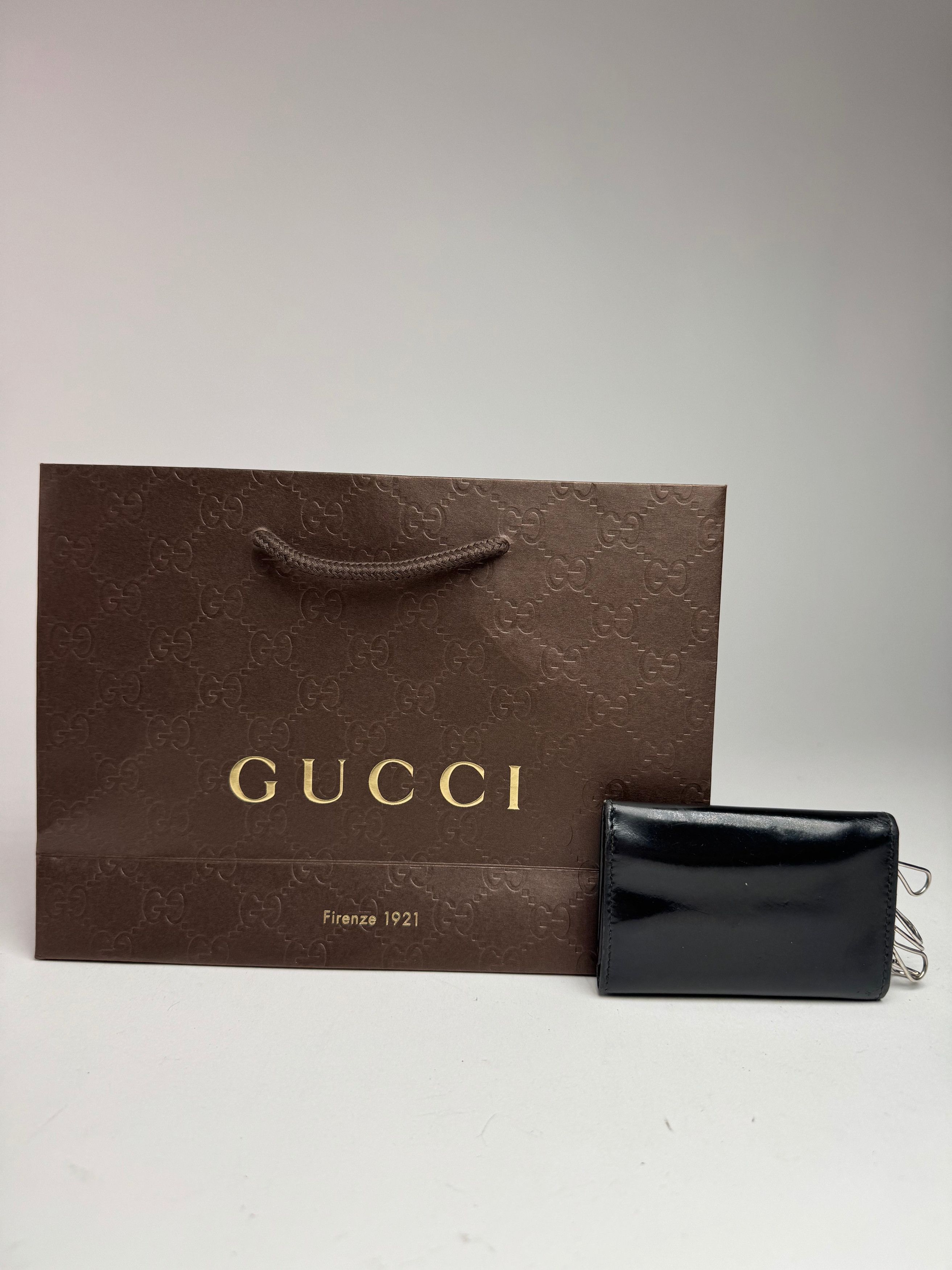 Gucci Vintage GG patent leather Key Holder black Size ONE SIZE - 13 Thumbnail