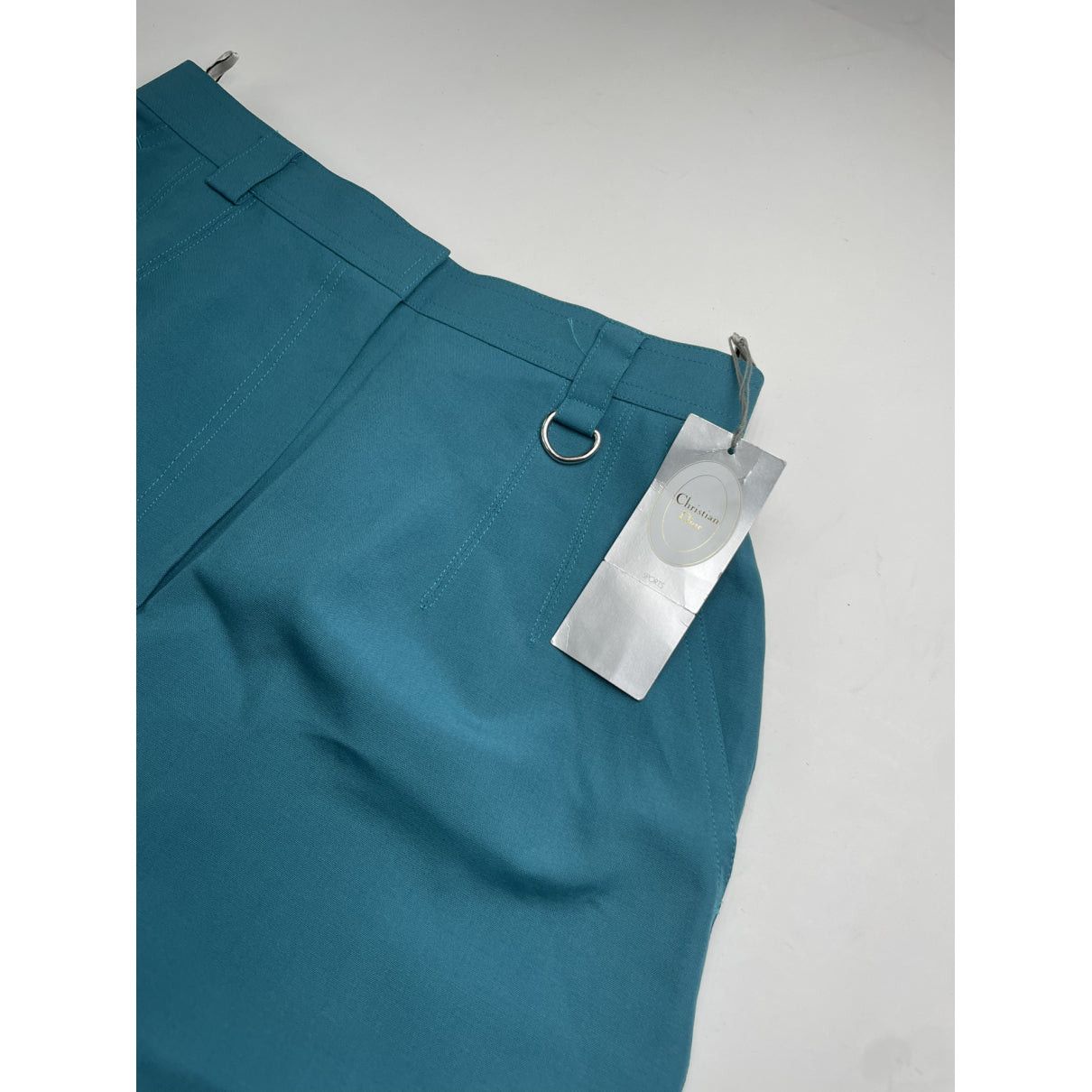 Dior Blue Cotton Short Size 30" / US 8 / IT 44 - 2 Thumbnail