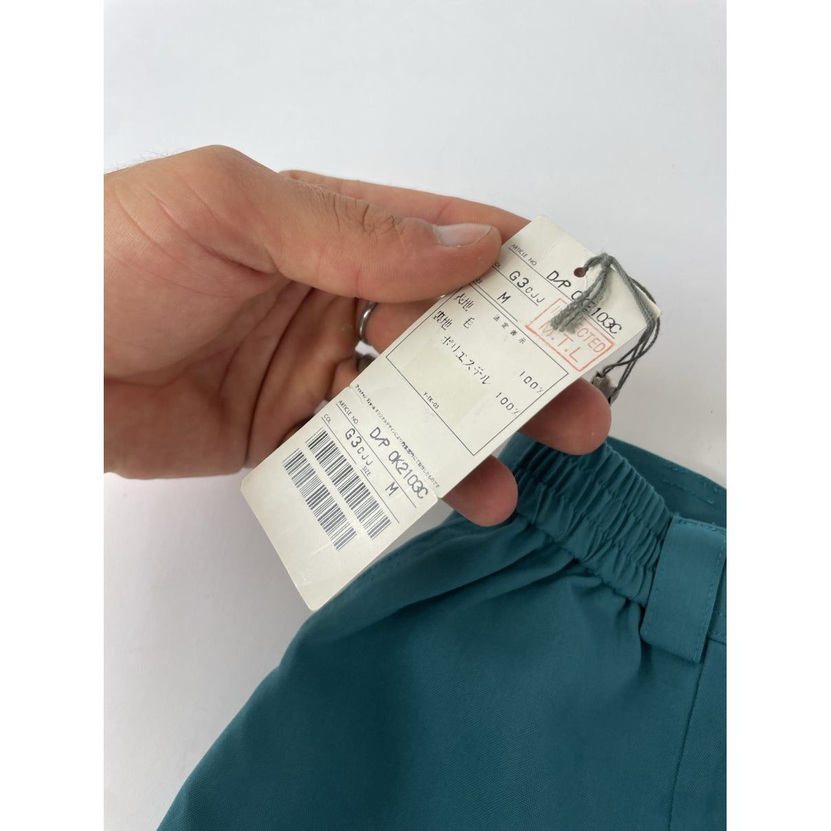 Dior Blue Cotton Short Size 30" / US 8 / IT 44 - 3 Thumbnail
