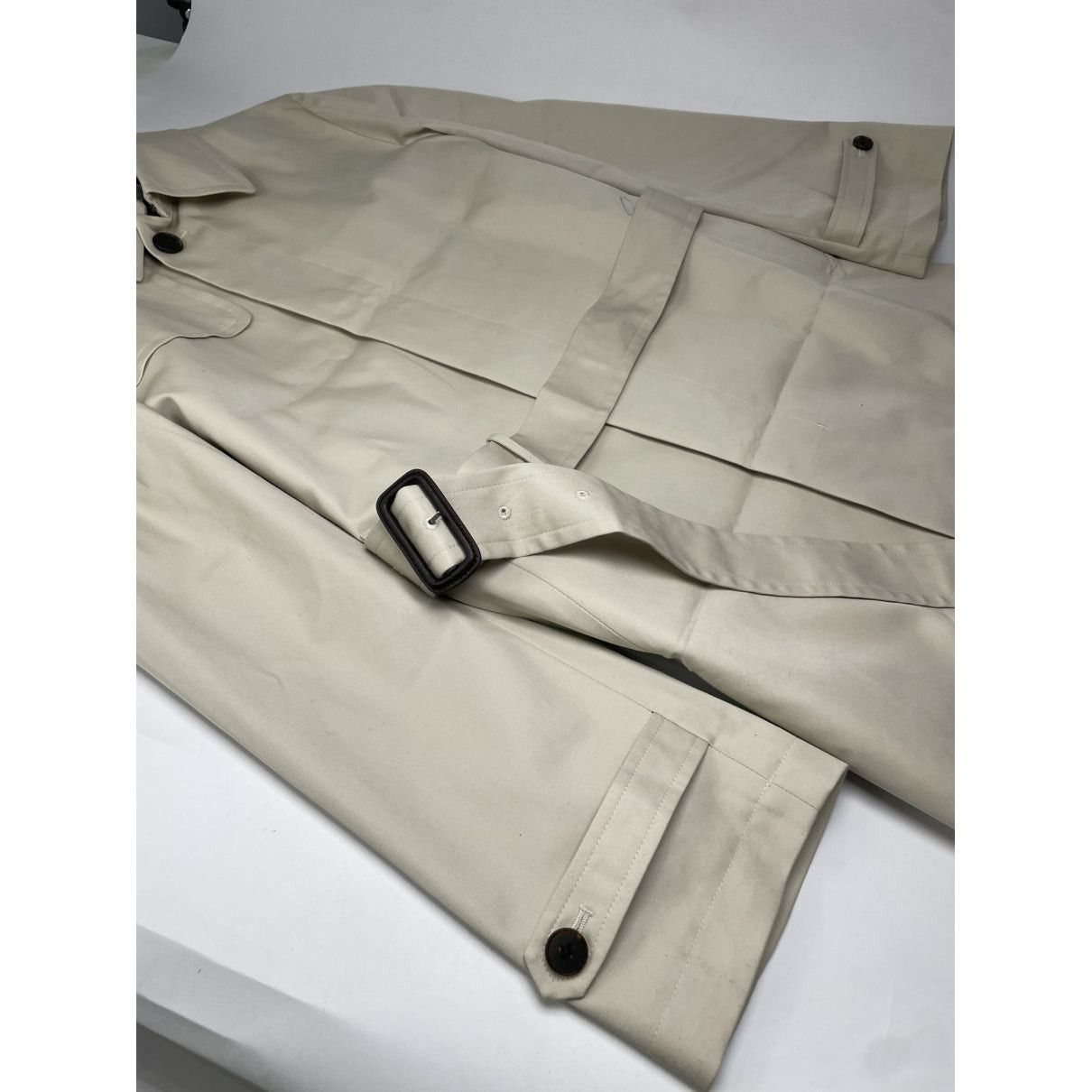 Kansai Yamamoto Beige Polyester Coat Size M / US 6-8 / IT 42-44 - 3 Thumbnail