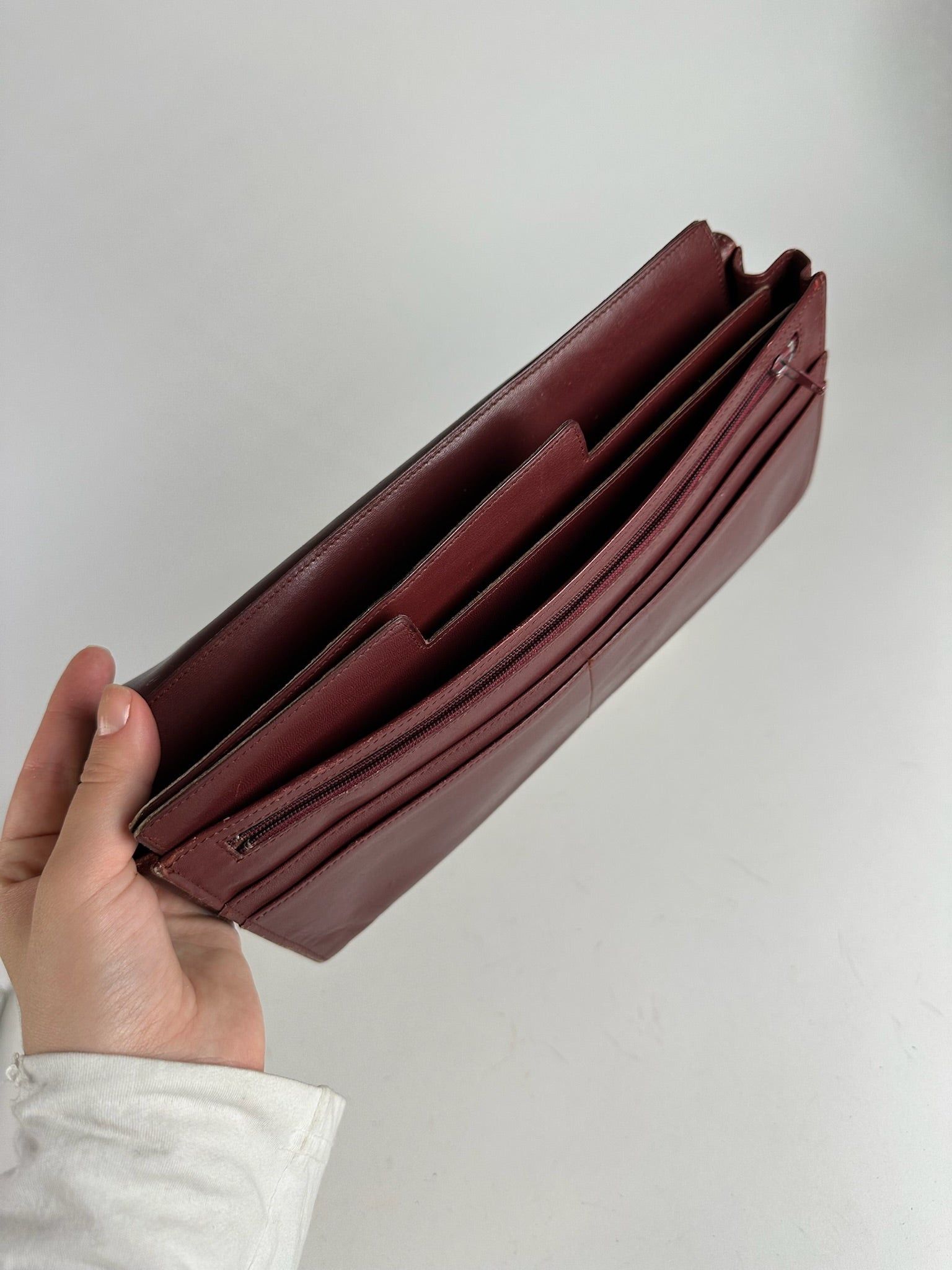 Cartier Vintage leather clutch burgundy Size ONE SIZE - 5 Thumbnail