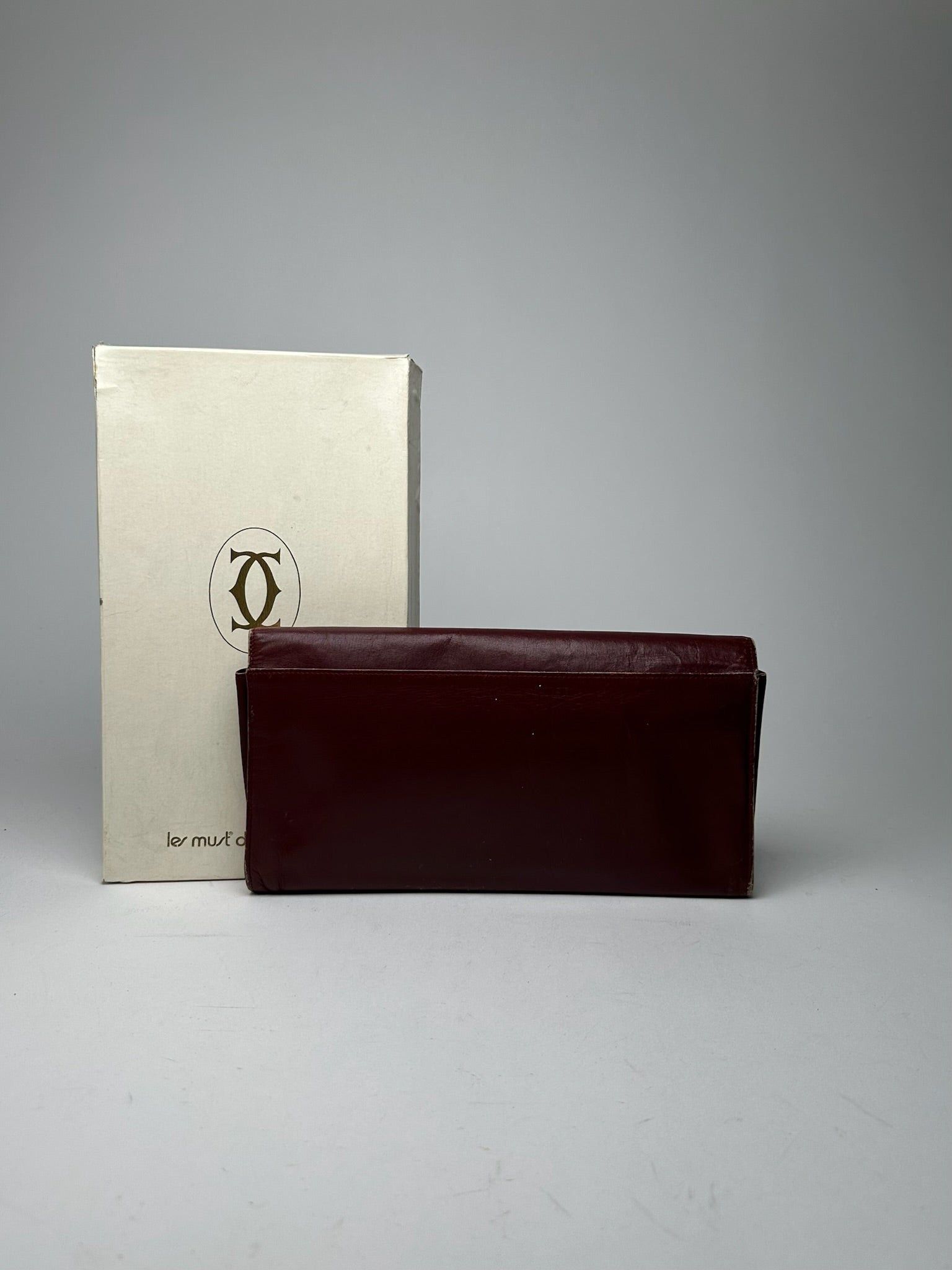 Cartier Vintage leather clutch burgundy Size ONE SIZE - 2 Thumbnail