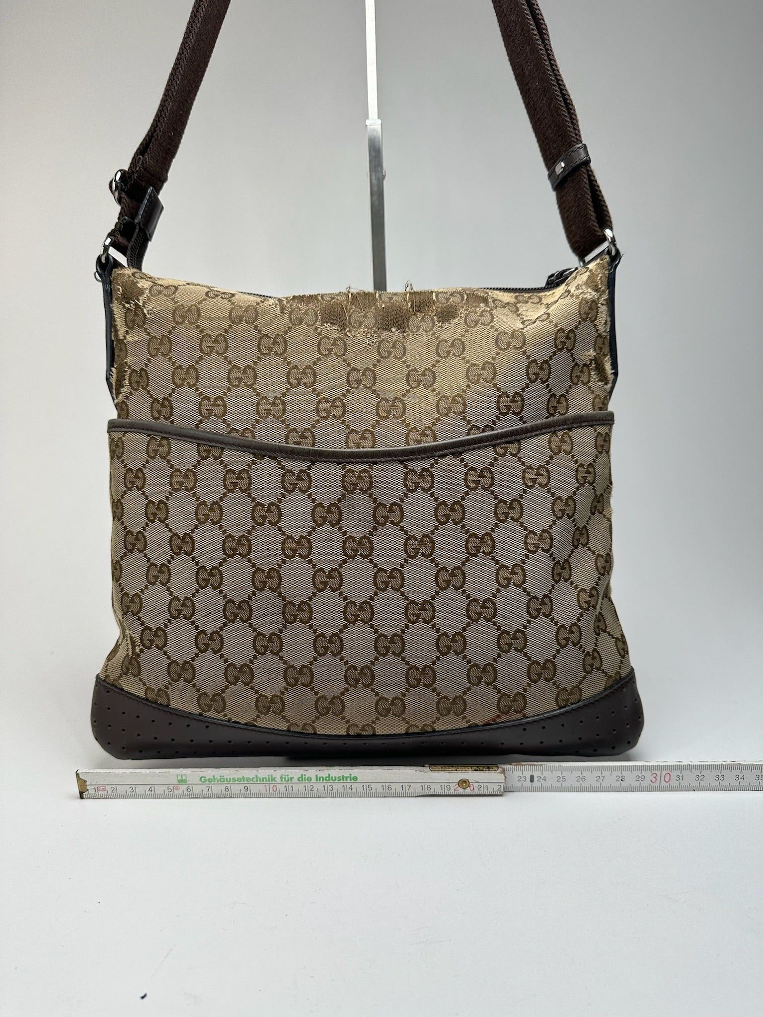 Gucci Vintage Monogram Bag Beige Brown Size ONE SIZE - 8 Thumbnail