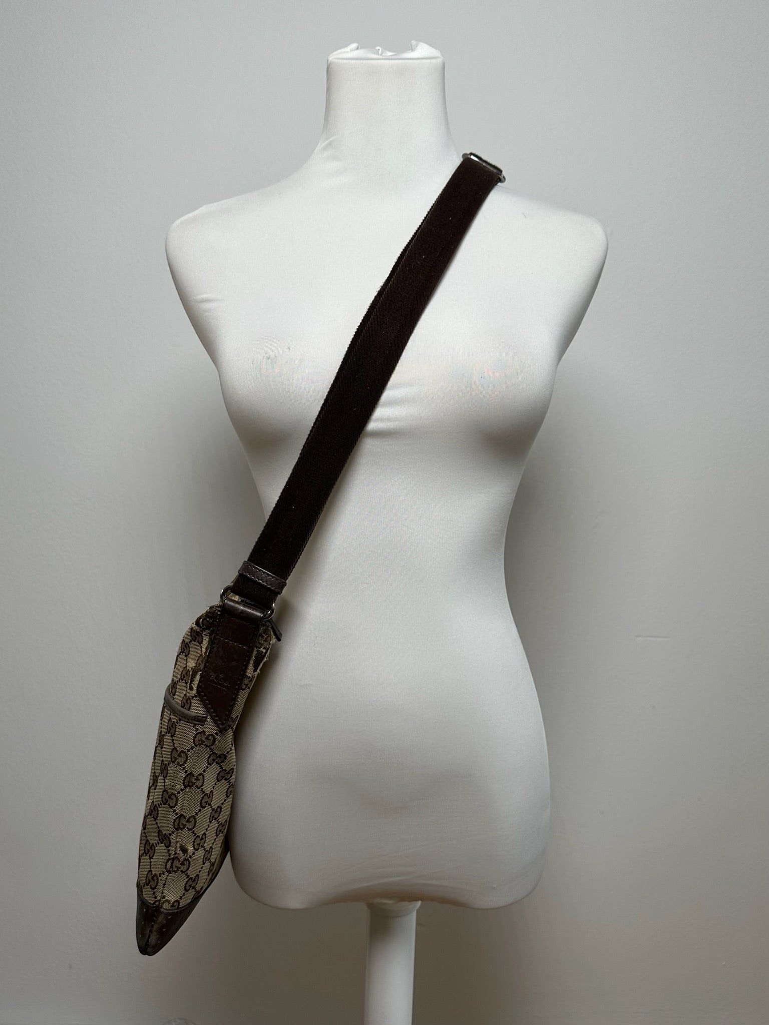 Gucci Vintage Monogram Bag Beige Brown Size ONE SIZE - 4 Thumbnail