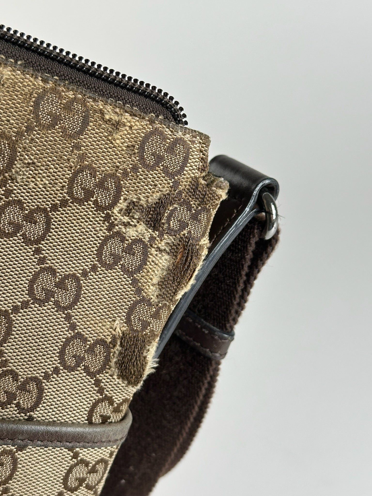 Gucci Vintage Monogram Bag Beige Brown Size ONE SIZE - 6 Thumbnail