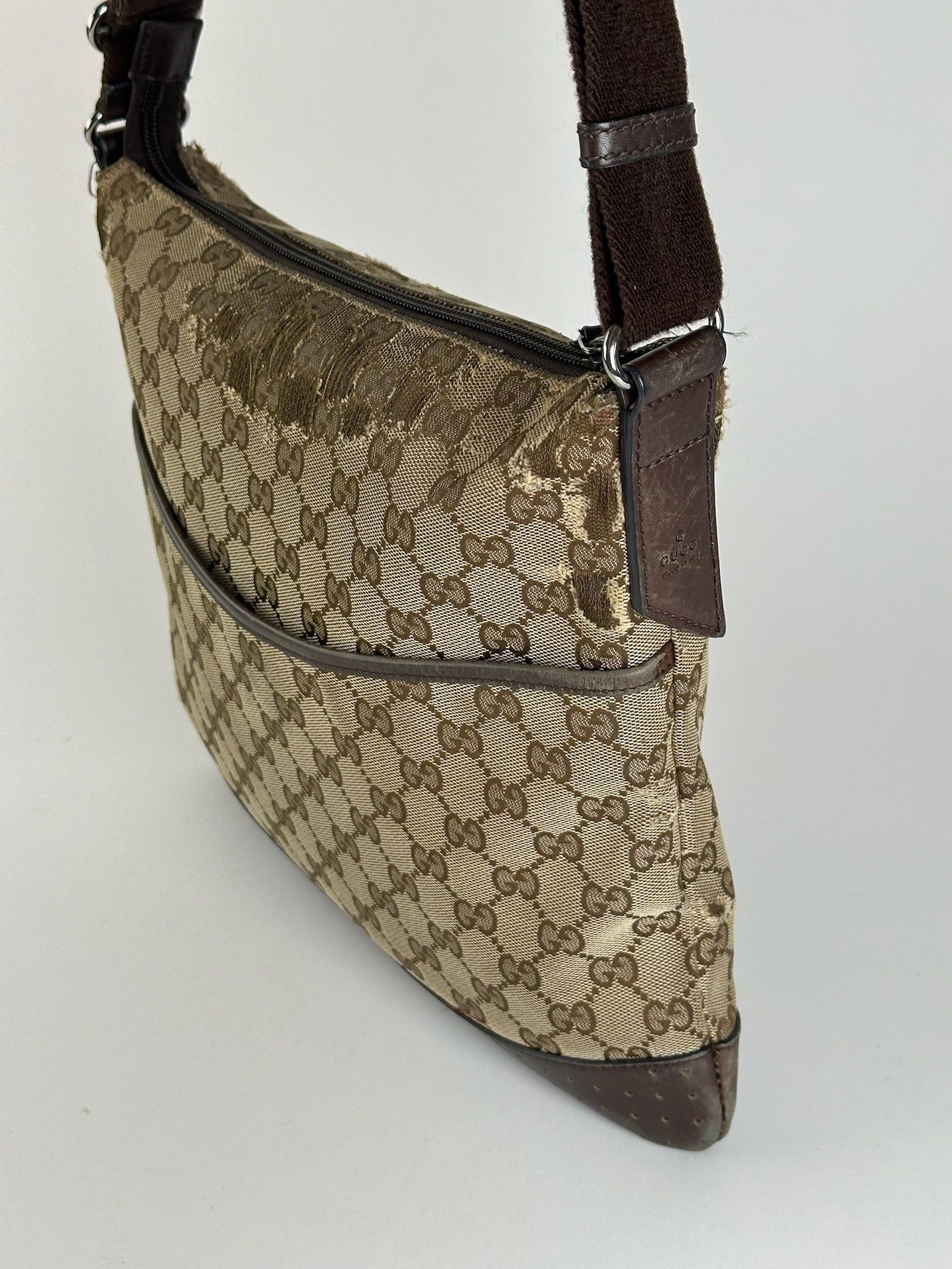 Gucci Vintage Monogram Bag Beige Brown Size ONE SIZE - 12 Thumbnail