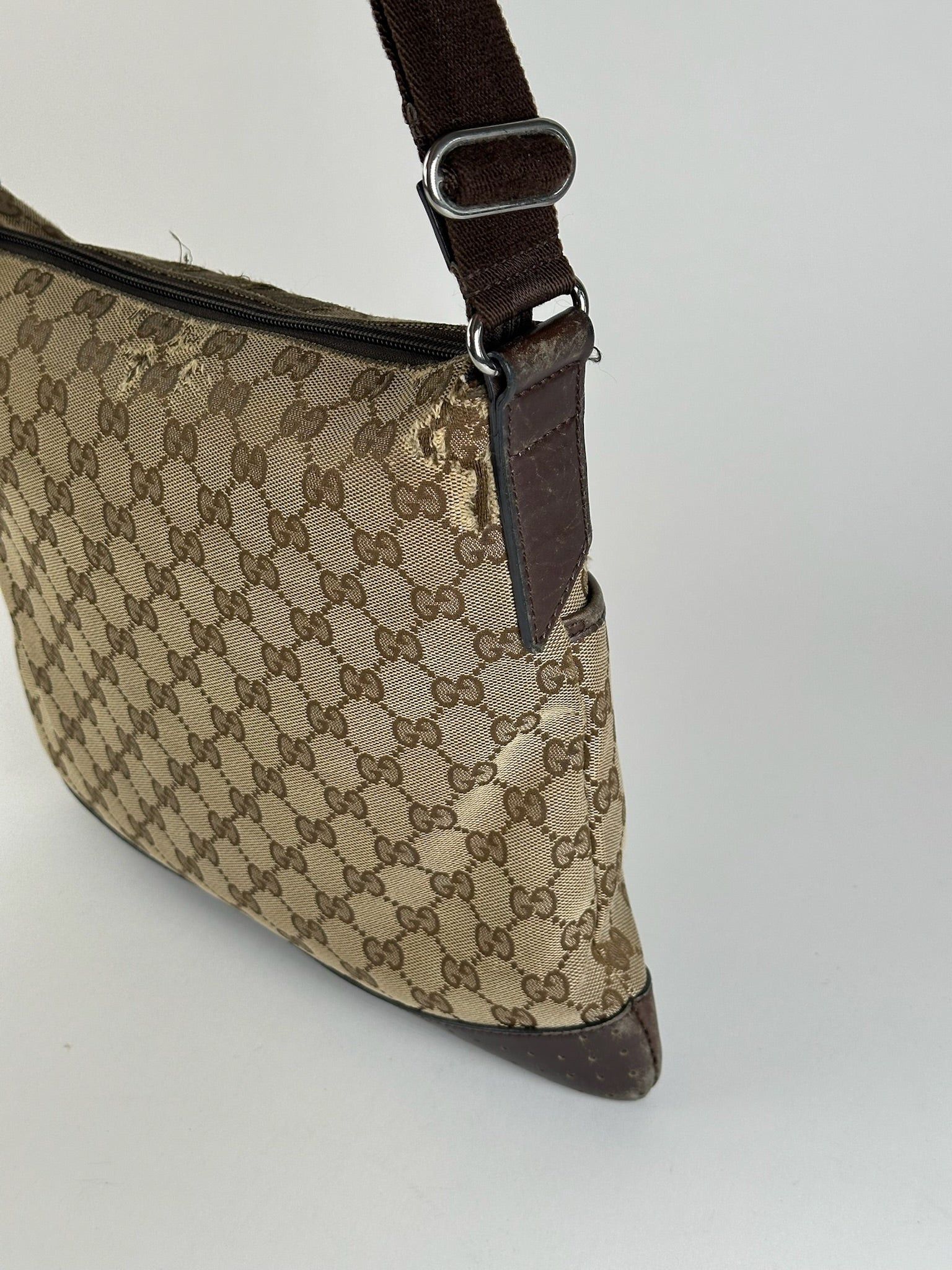 Gucci Vintage Monogram Bag Beige Brown Size ONE SIZE - 11 Thumbnail