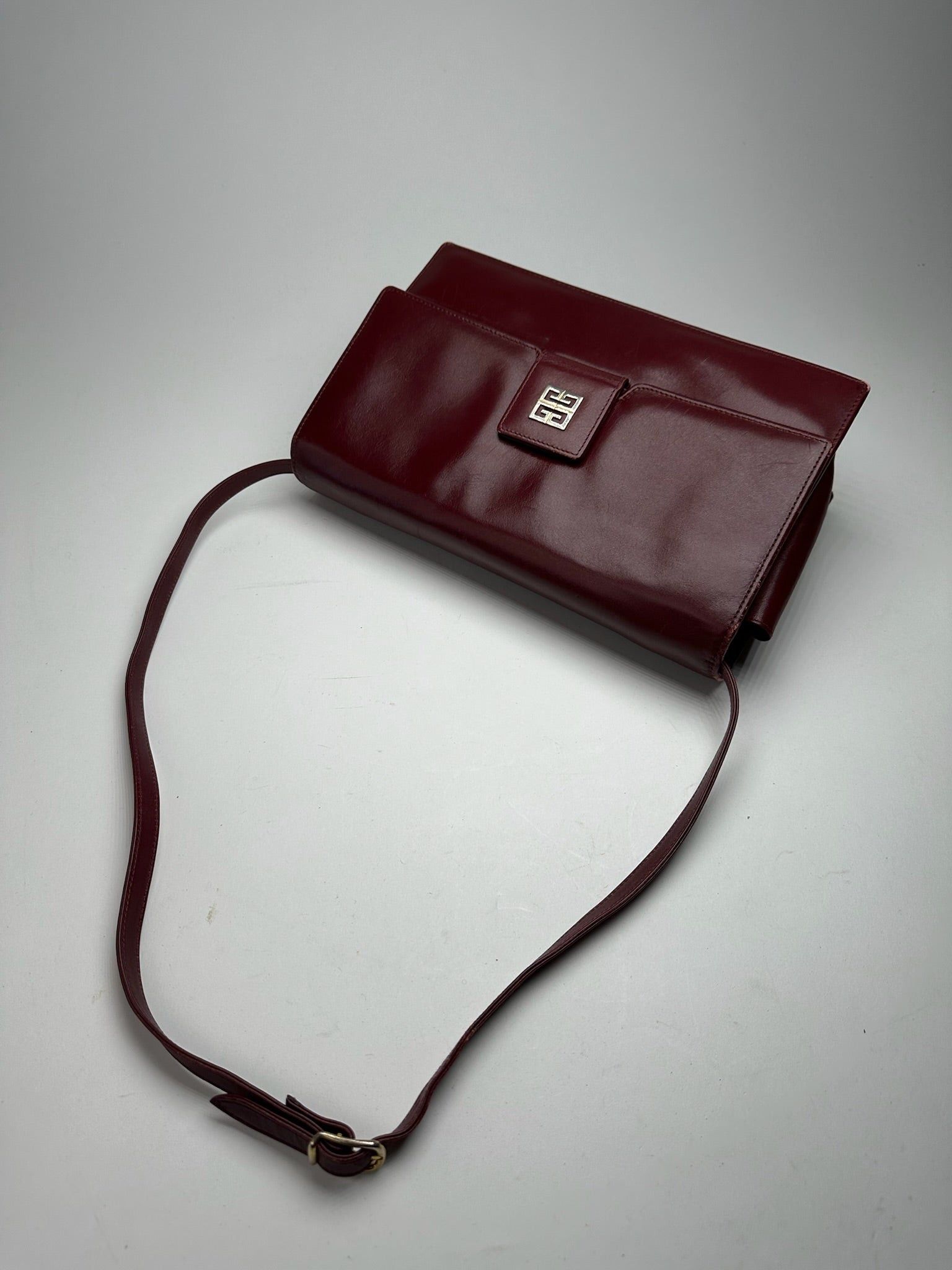 Givenchy Vintage 4G leather bag burgundy Size ONE SIZE - 3 Thumbnail