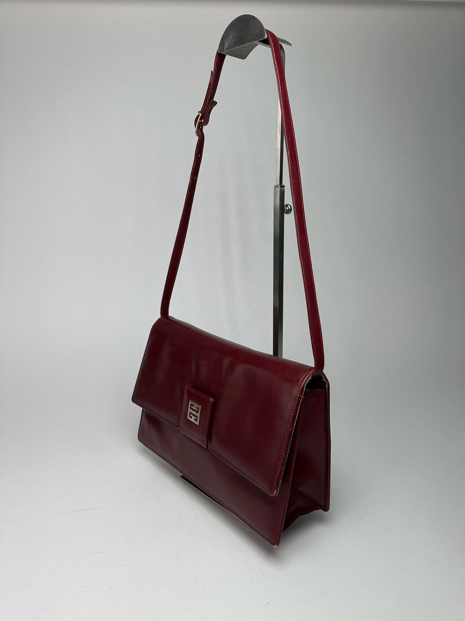 Givenchy Vintage 4G leather bag burgundy Size ONE SIZE - 14 Thumbnail