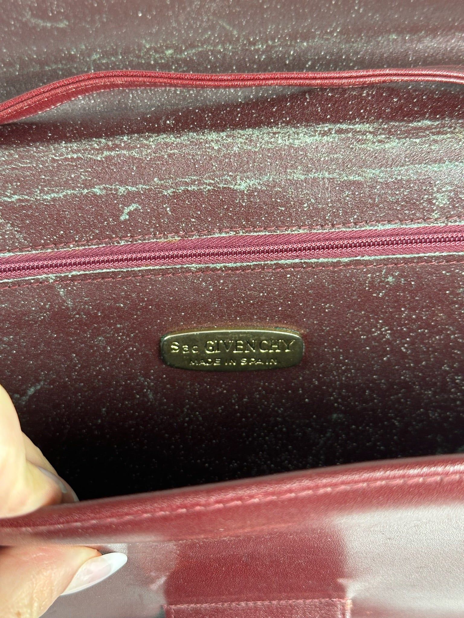 Givenchy Vintage 4G leather bag burgundy Size ONE SIZE - 6 Thumbnail