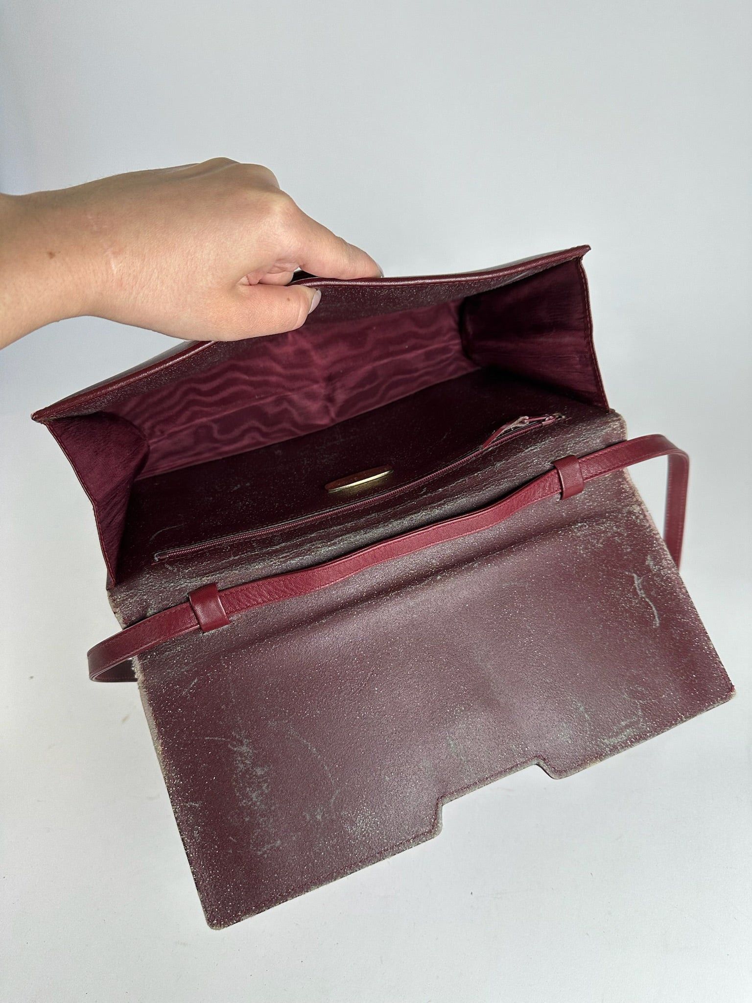 Givenchy Vintage 4G leather bag burgundy Size ONE SIZE - 5 Thumbnail