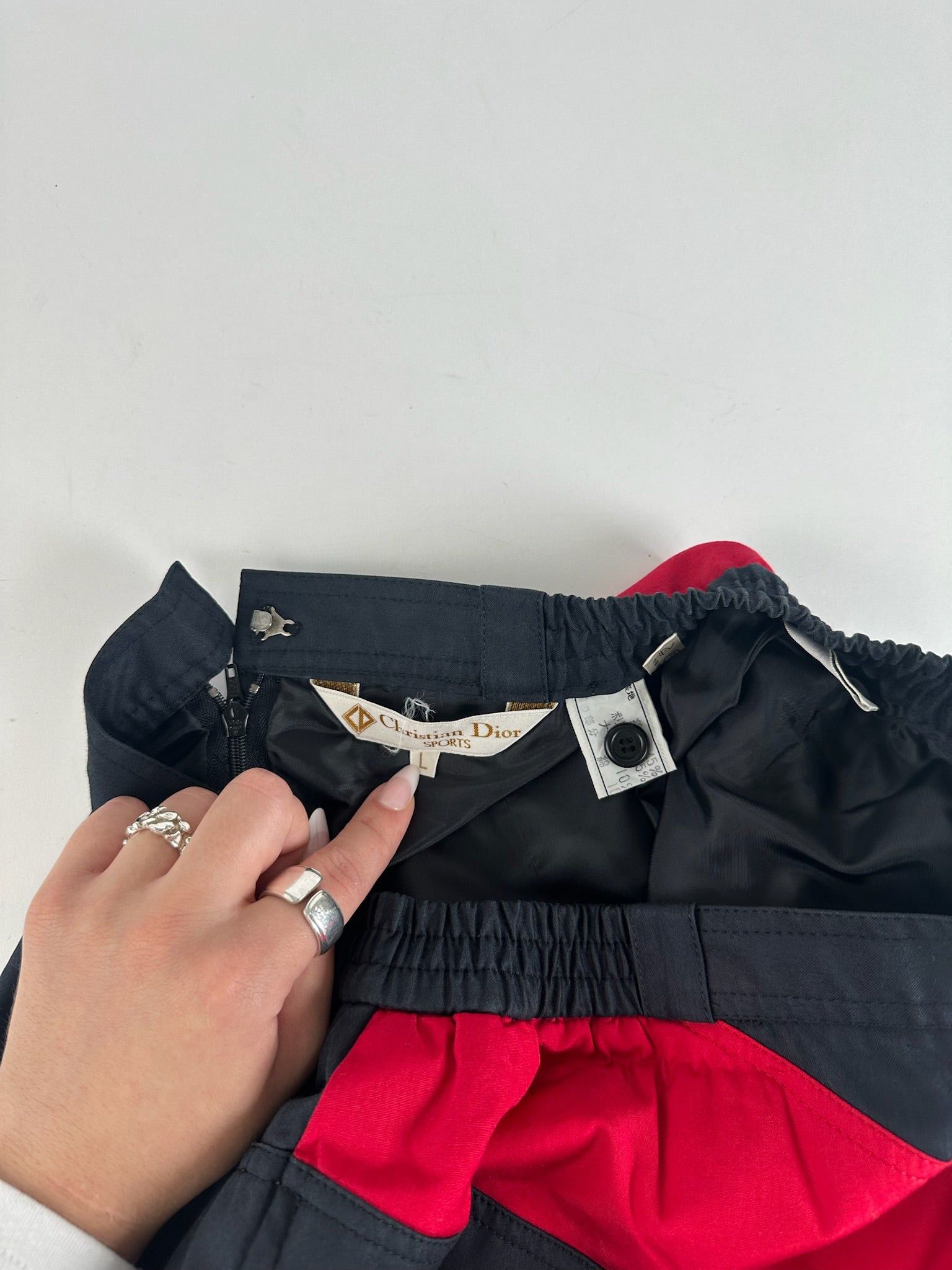 Dior Vintage skirt red navy Size 34" / US 12 / IT 48 - 4 Thumbnail
