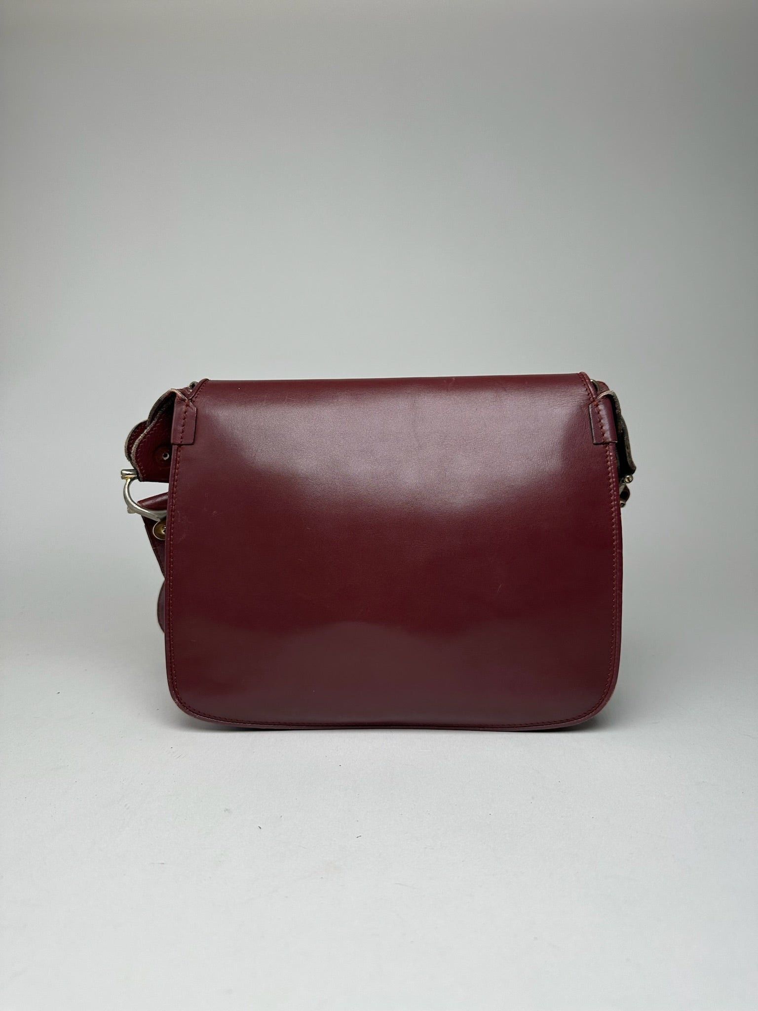 Cartier Vintage leather Shoulder bag burgundy Size ONE SIZE - 14 Thumbnail