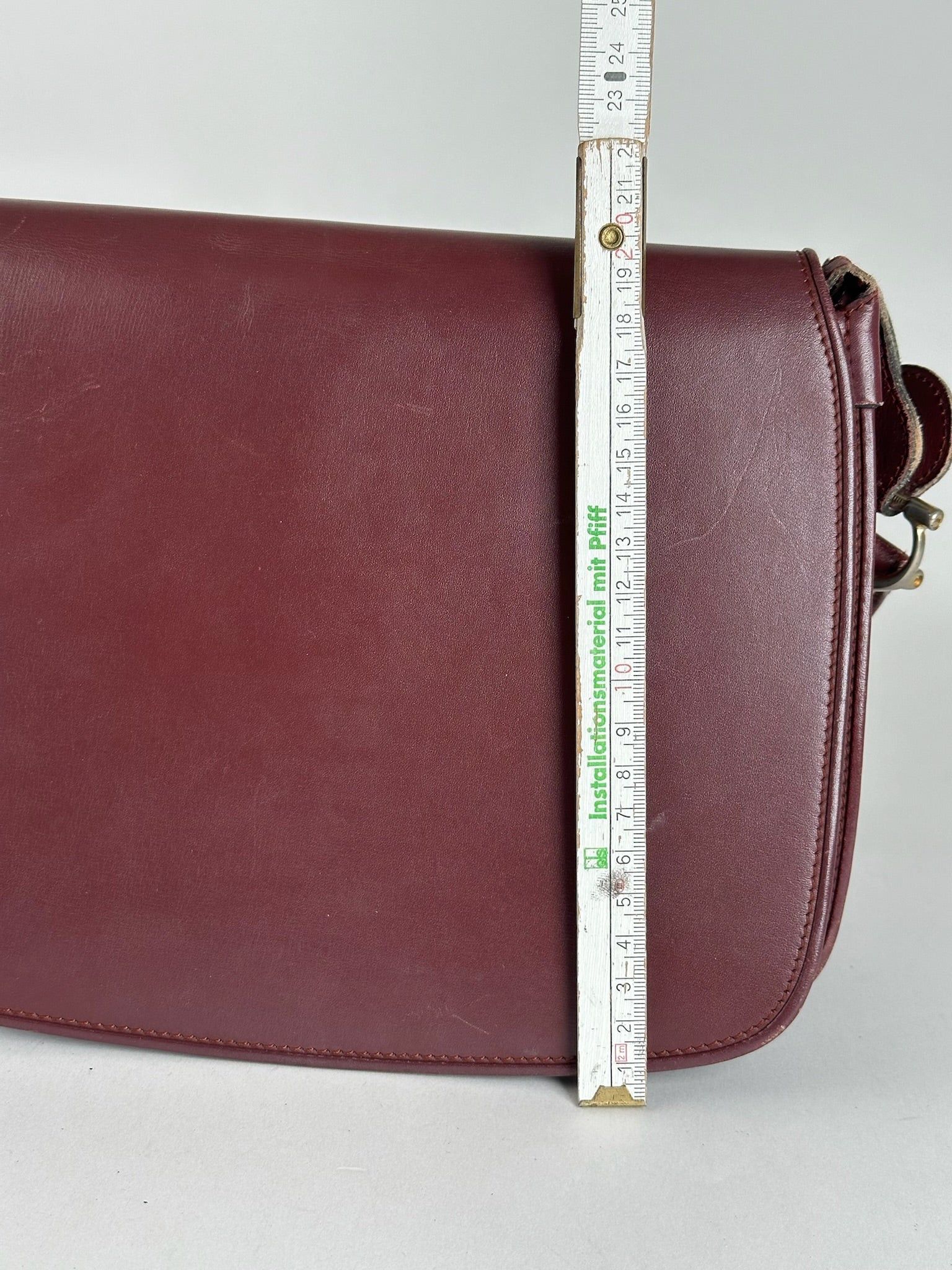 Cartier Vintage leather Shoulder bag burgundy Size ONE SIZE - 11 Thumbnail