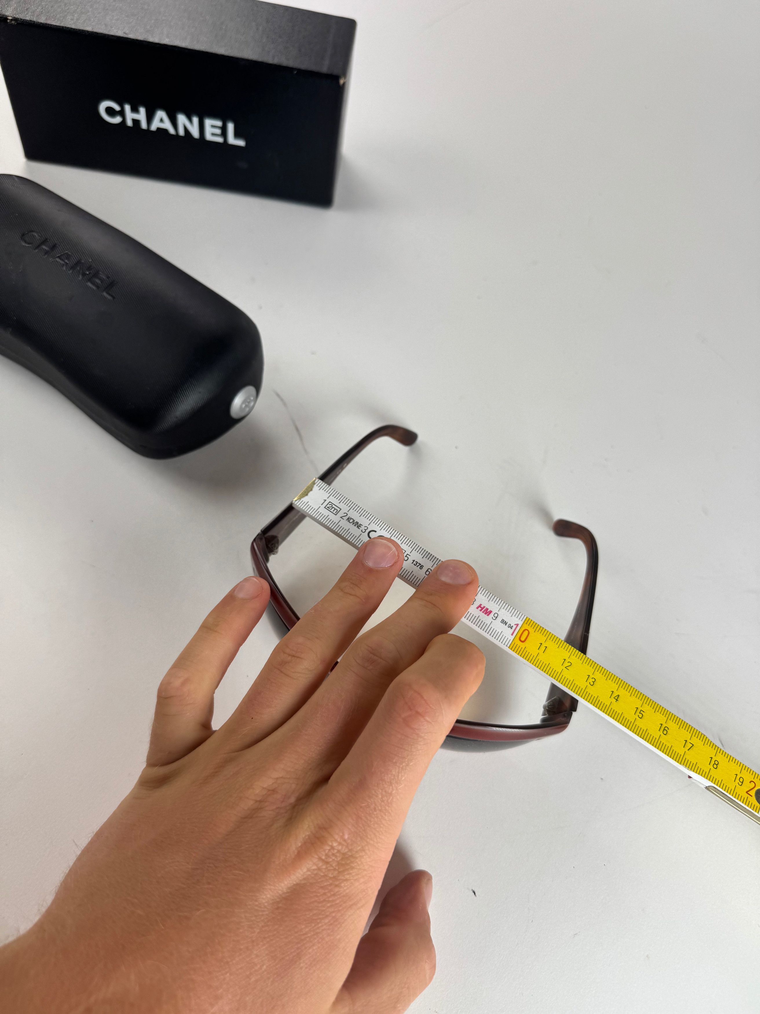 Chanel Vintage CC sunglasses Red Size ONE SIZE - 8 Thumbnail