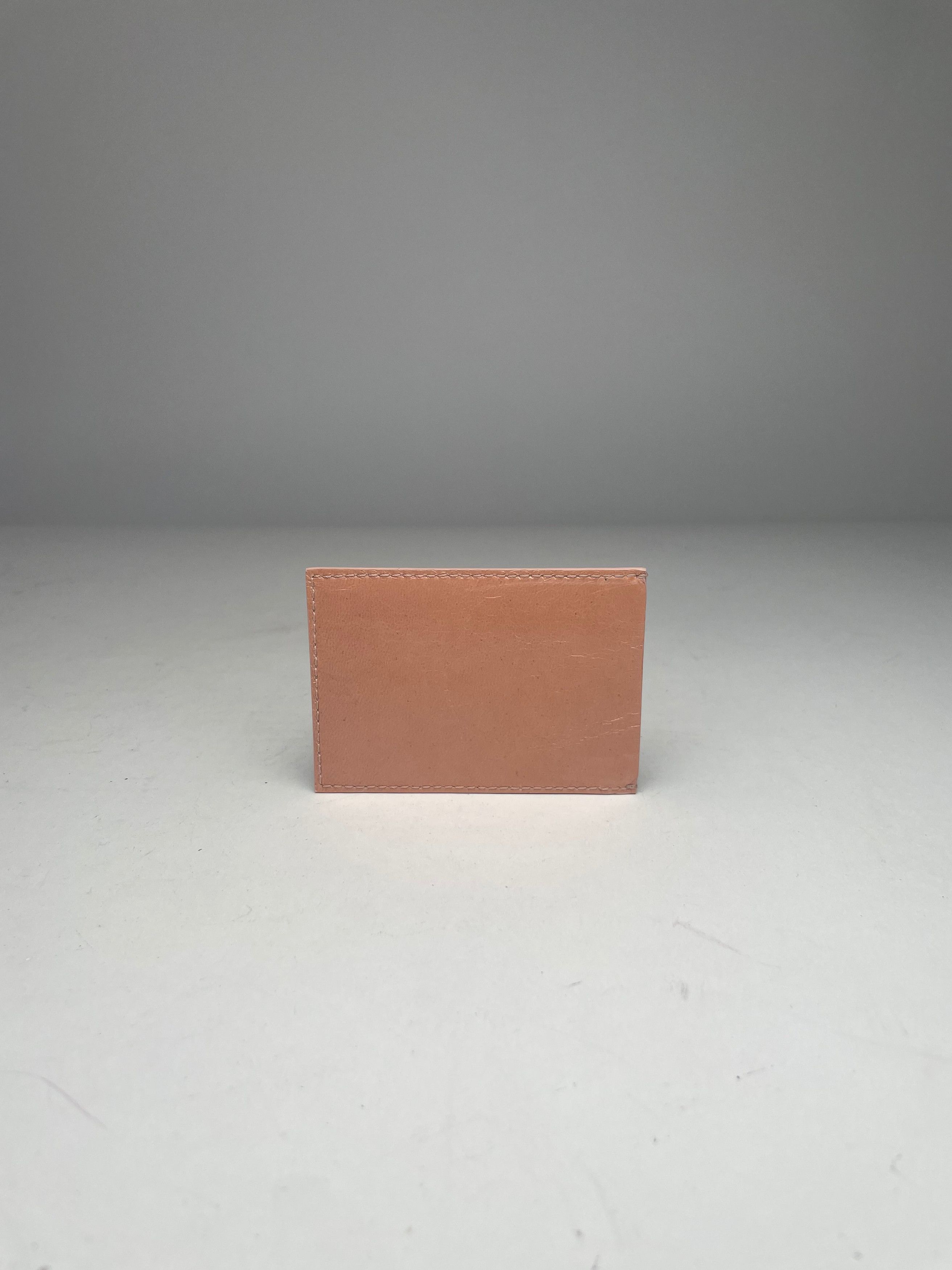 Loewe Vintage Madrid Leather Card Holder Pink Size ONE SIZE - 2 Thumbnail