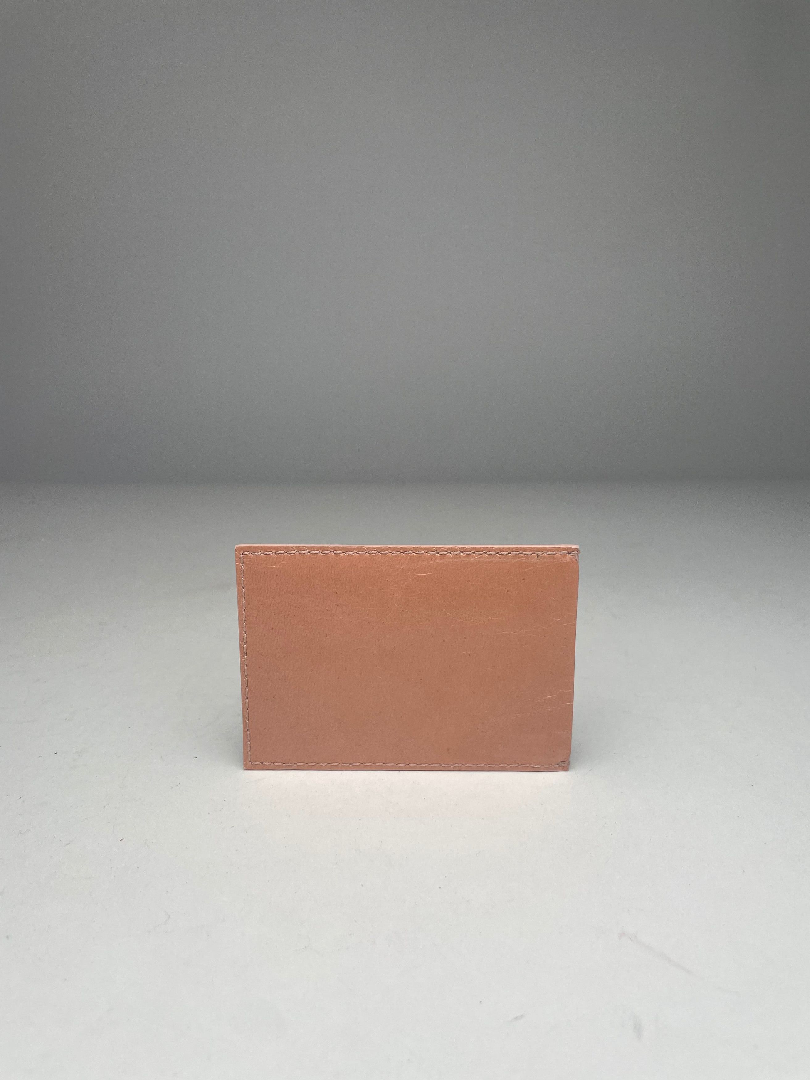 Loewe Vintage Madrid Leather Card Holder Pink Size ONE SIZE - 6 Thumbnail