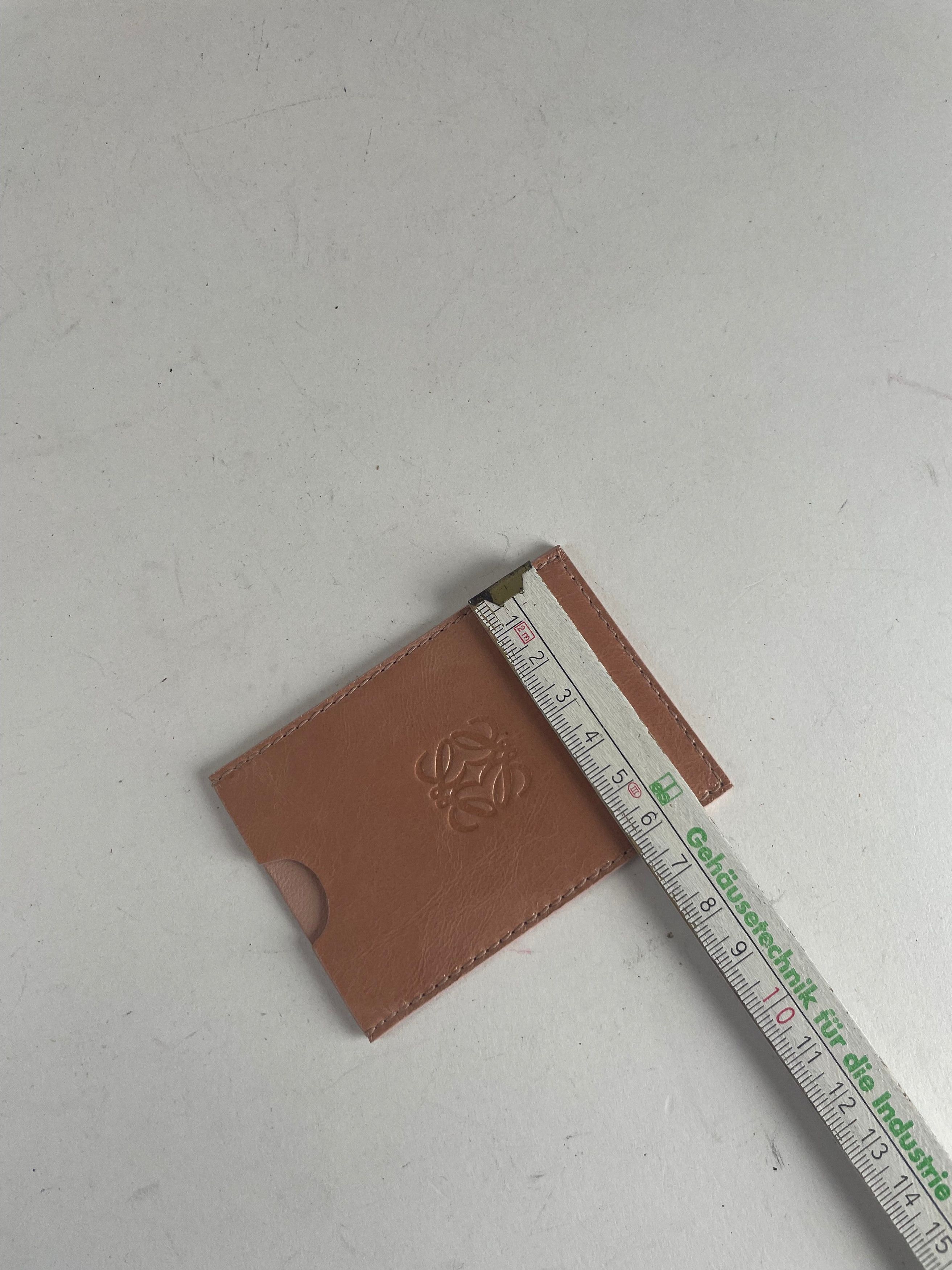 Loewe Vintage Madrid Leather Card Holder Pink Size ONE SIZE - 8 Thumbnail