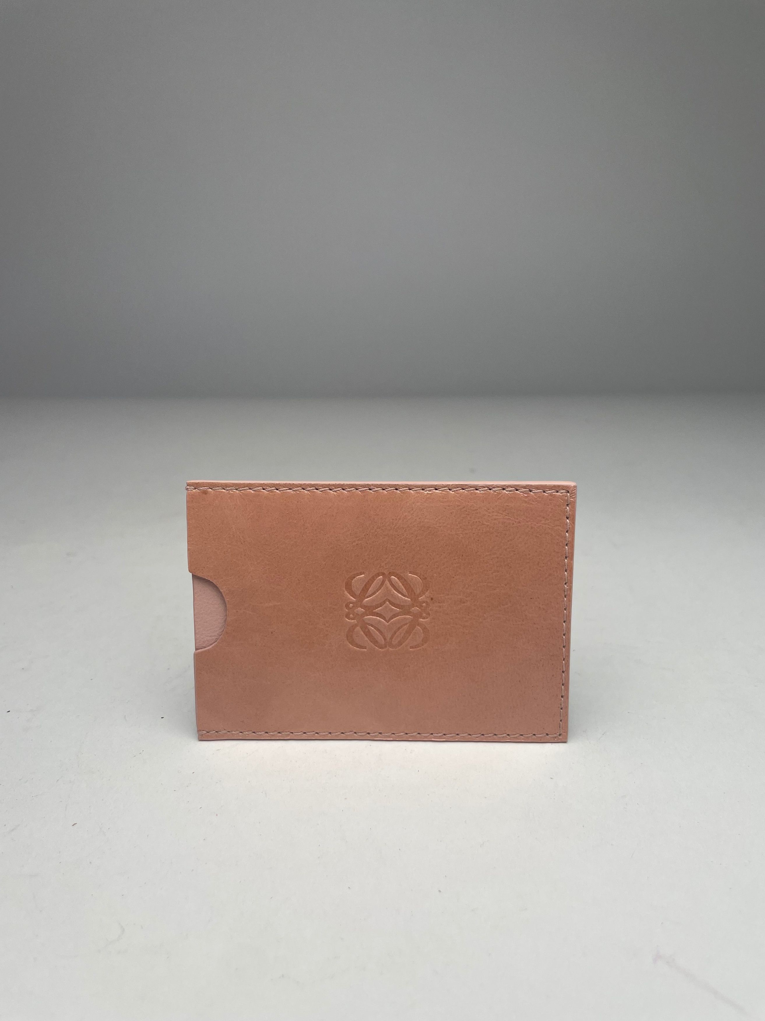 Loewe Vintage Madrid Leather Card Holder Pink Size ONE SIZE - 7 Thumbnail