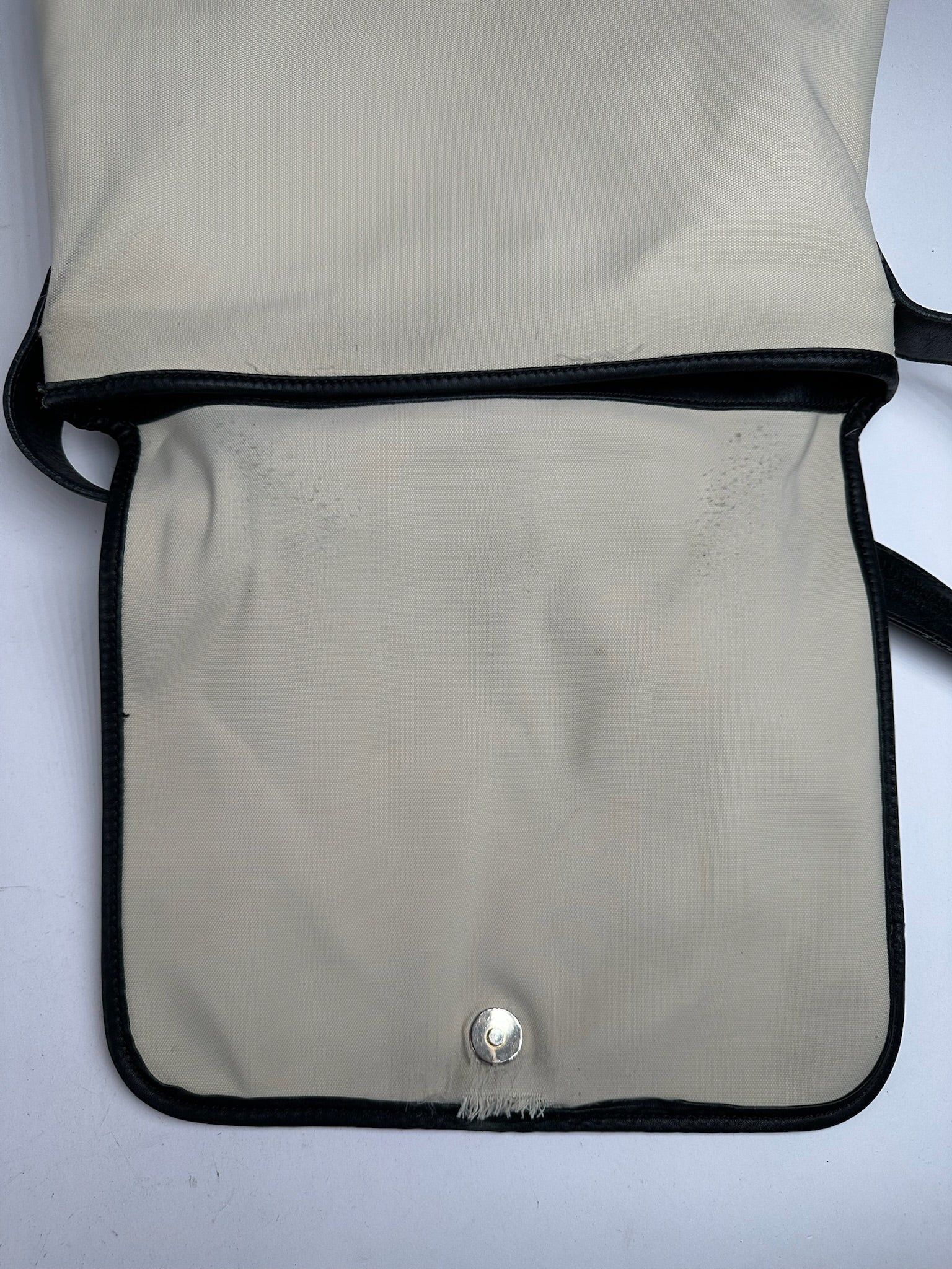 Loewe Vintage Canvas Leather Shoulder bag black white Size ONE SIZE - 9 Thumbnail