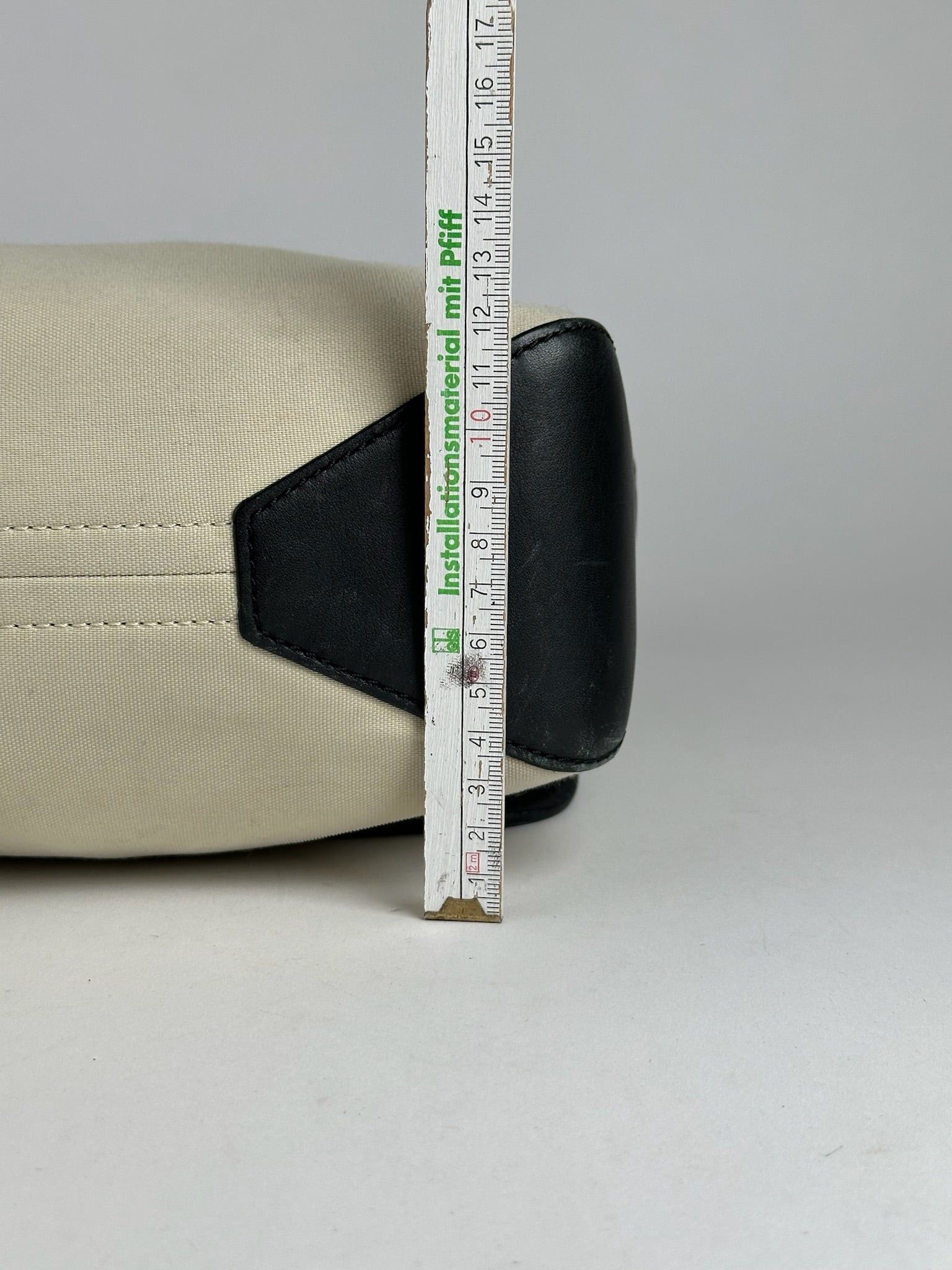 Loewe Vintage Canvas Leather Shoulder bag black white Size ONE SIZE - 12 Thumbnail