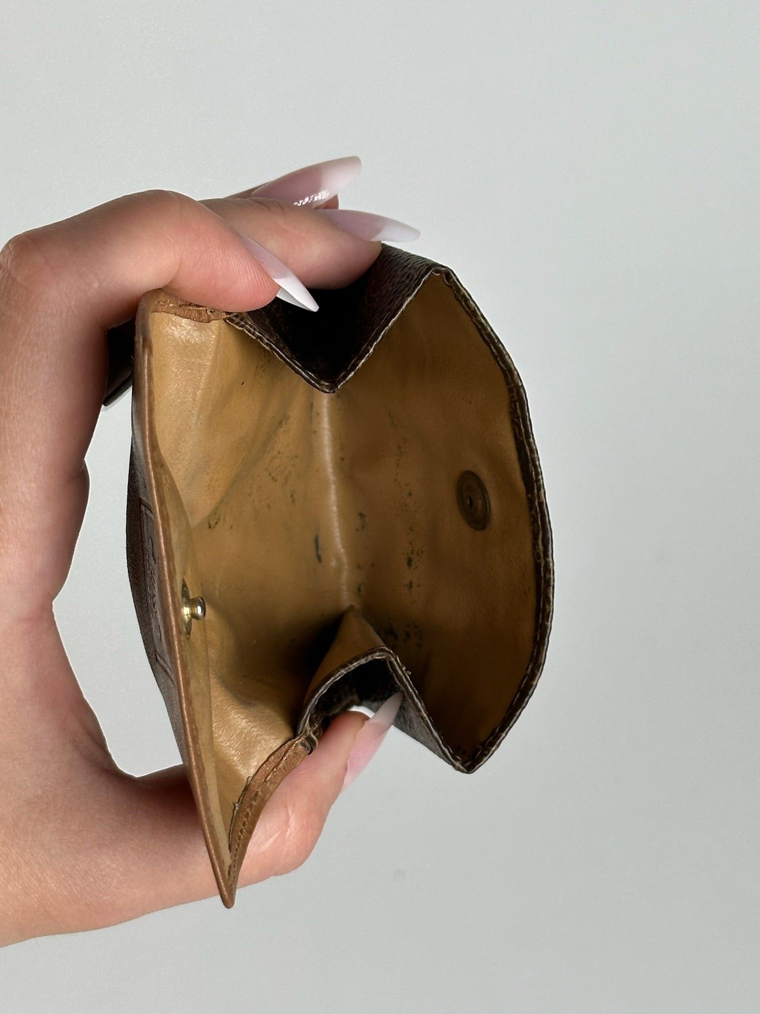 Celine Vintage Paris Leather Coin Case brown Size ONE SIZE - 3 Thumbnail