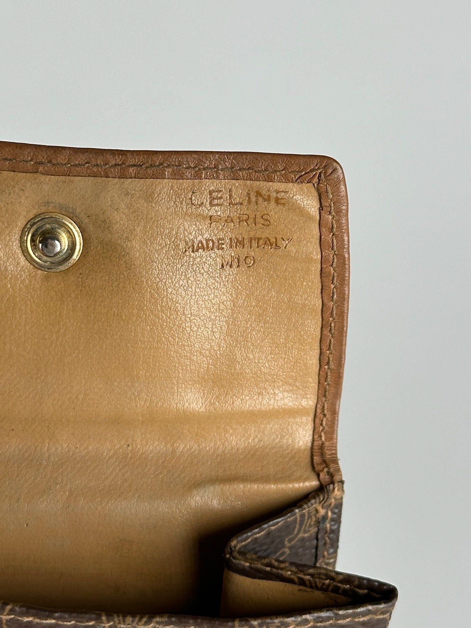Celine Vintage Paris Leather Coin Case brown Size ONE SIZE - 4 Thumbnail