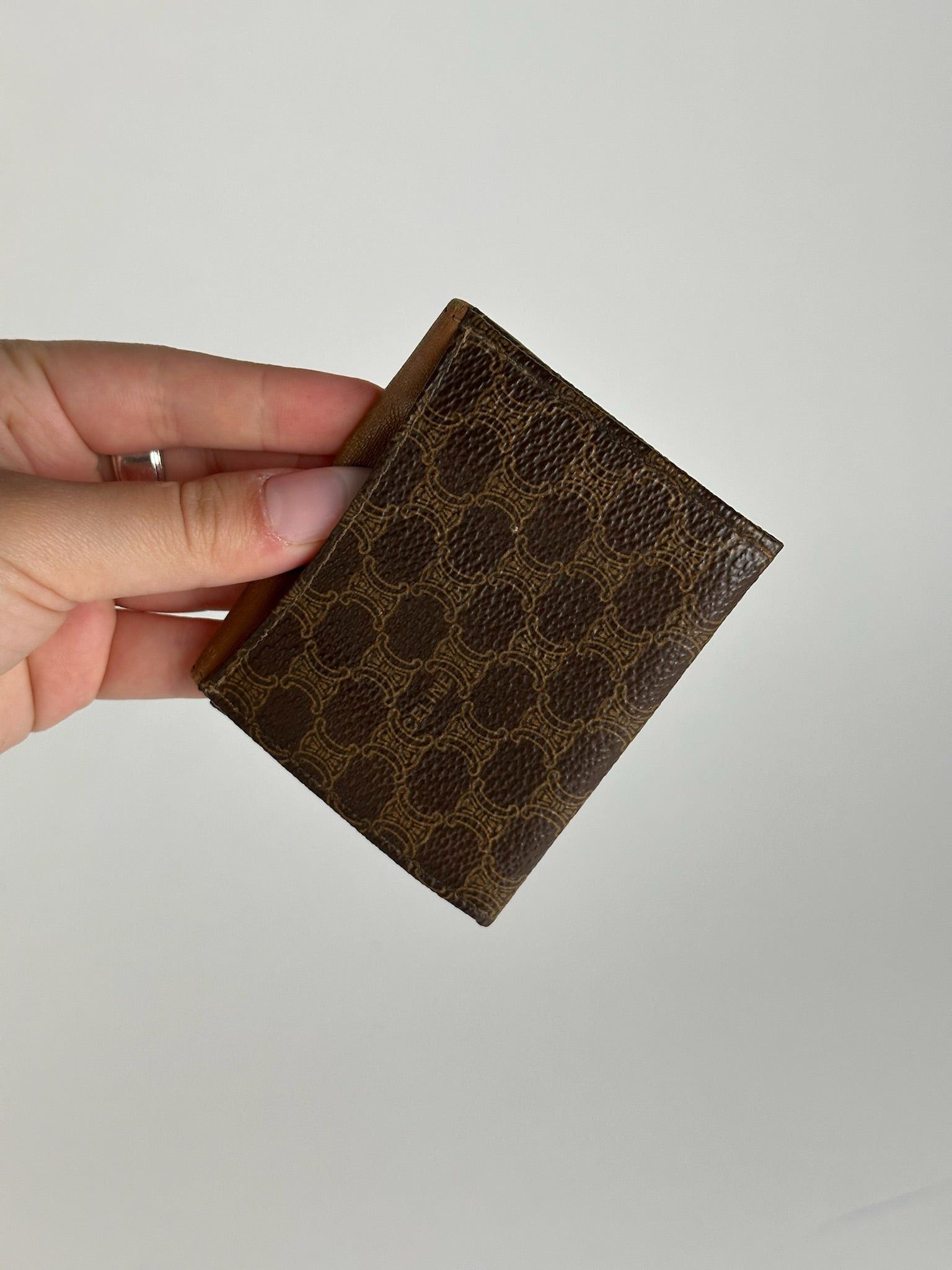 Celine Vintage Paris Leather Coin Case brown Size ONE SIZE - 8 Thumbnail