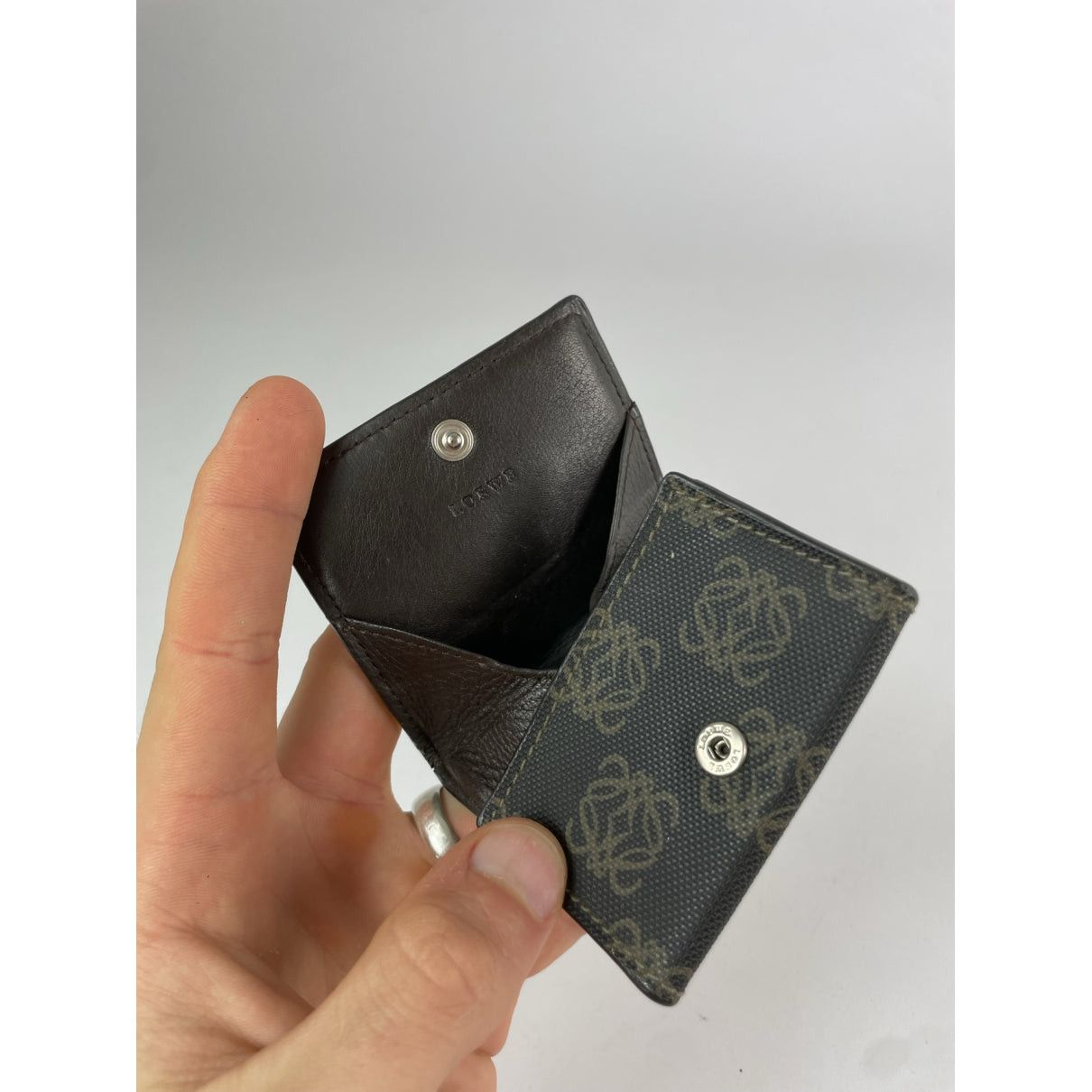 Loewe Black Leather Purse Size ONE SIZE - 3 Thumbnail