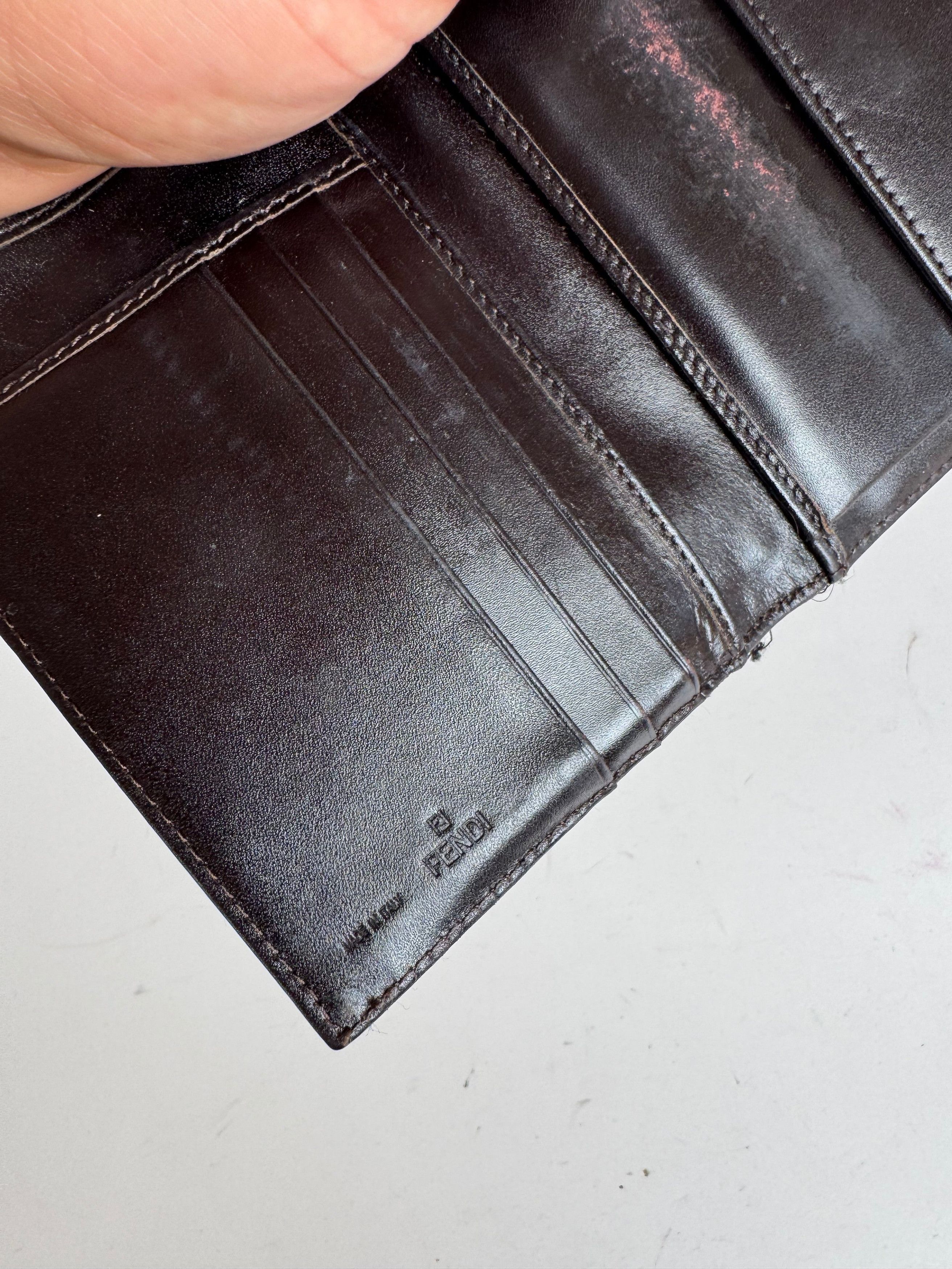 Fendi Vintage FF Monogramm wallet Brown Size ONE SIZE - 7 Thumbnail