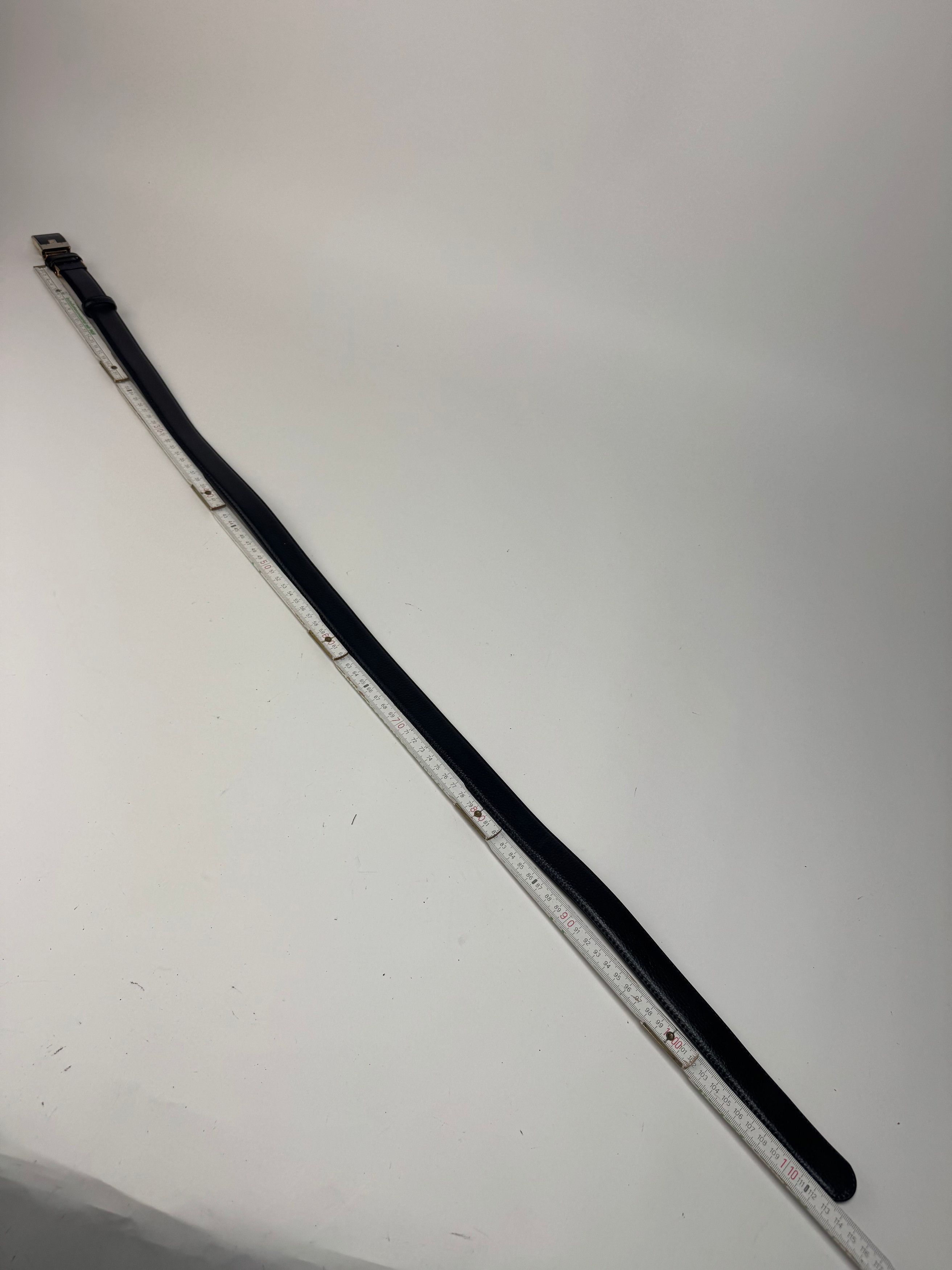 Dior Vintage Leather Belt black Size ONE SIZE - 6 Thumbnail