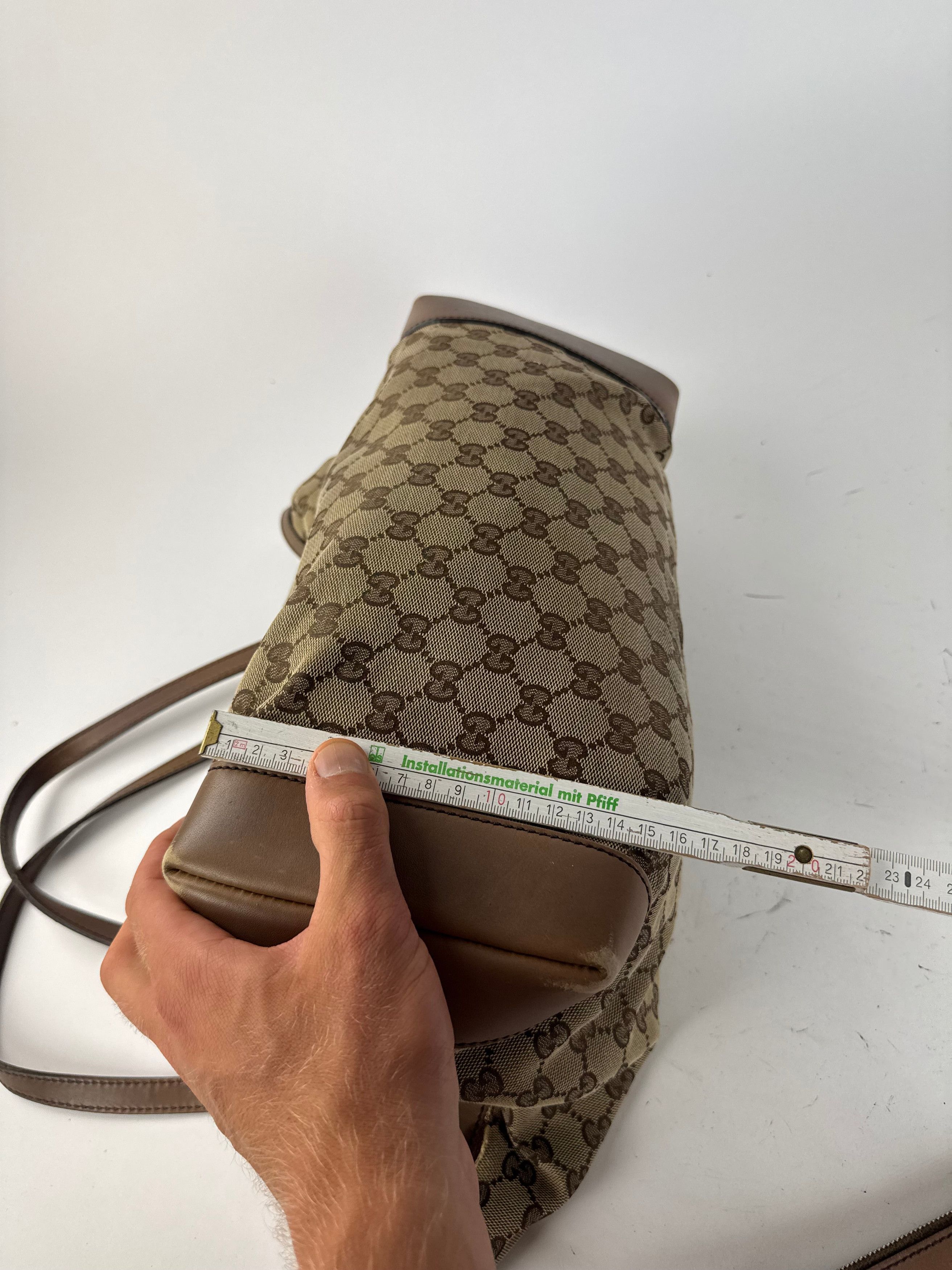 Gucci Vintage Monogramm Shopper Bag Brown beige Size ONE SIZE - 10 Thumbnail