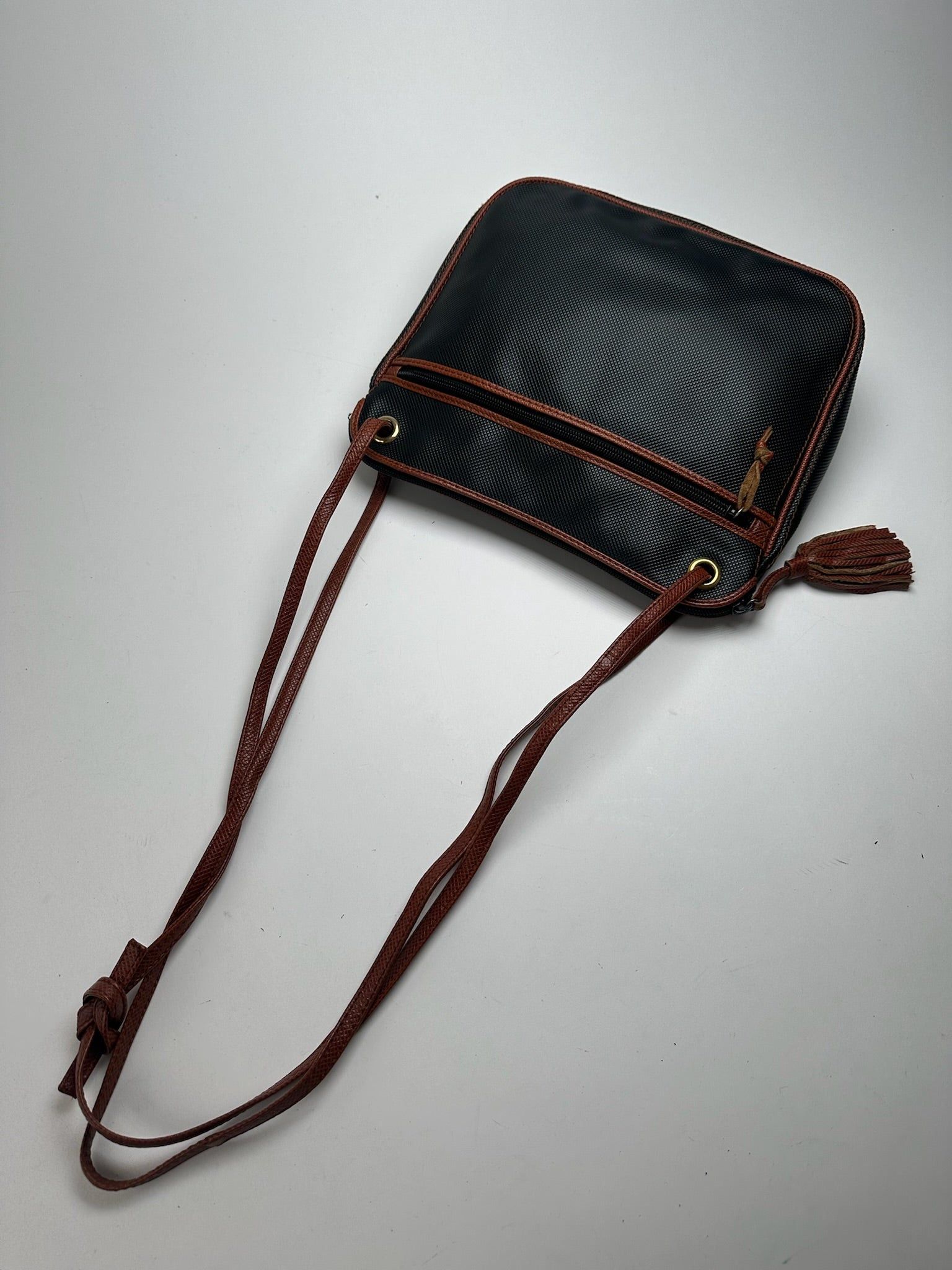 Bottega Veneta Vintage Leather bag brown black Size ONE SIZE - 4 Thumbnail
