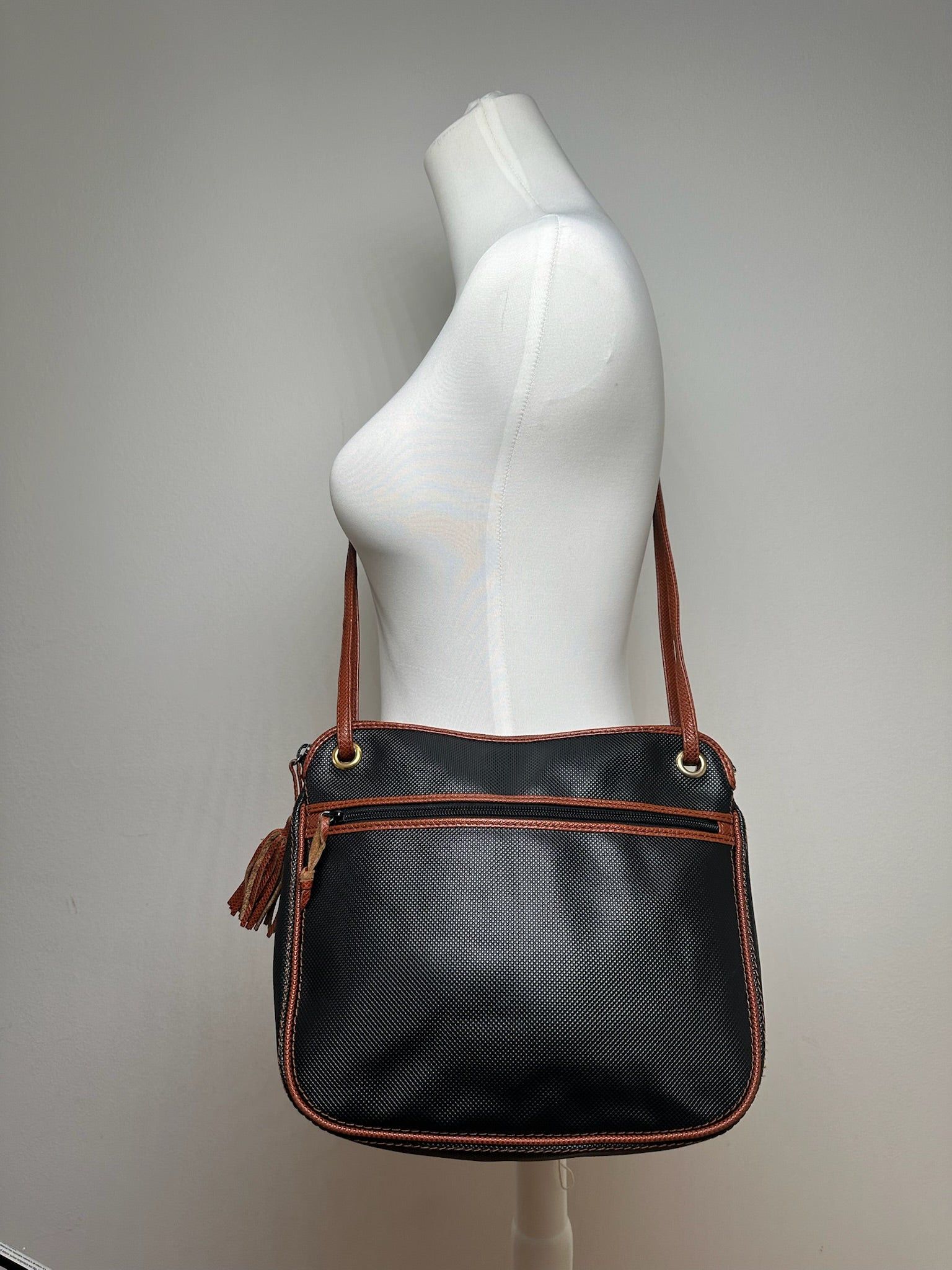 Bottega Veneta Vintage Leather bag brown black Size ONE SIZE - 2 Thumbnail