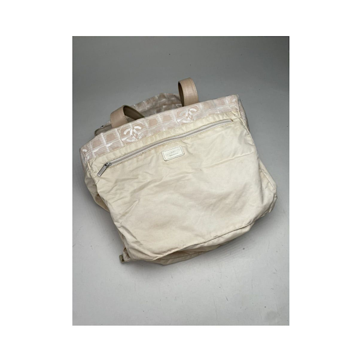 Chanel Grand shopping Beige Polyester Handbag Size ONE SIZE - 3 Thumbnail