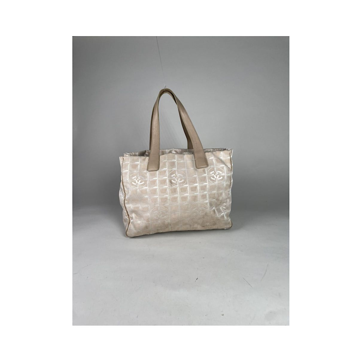 Chanel Grand shopping Beige Polyester Handbag Size ONE SIZE - 2 Thumbnail