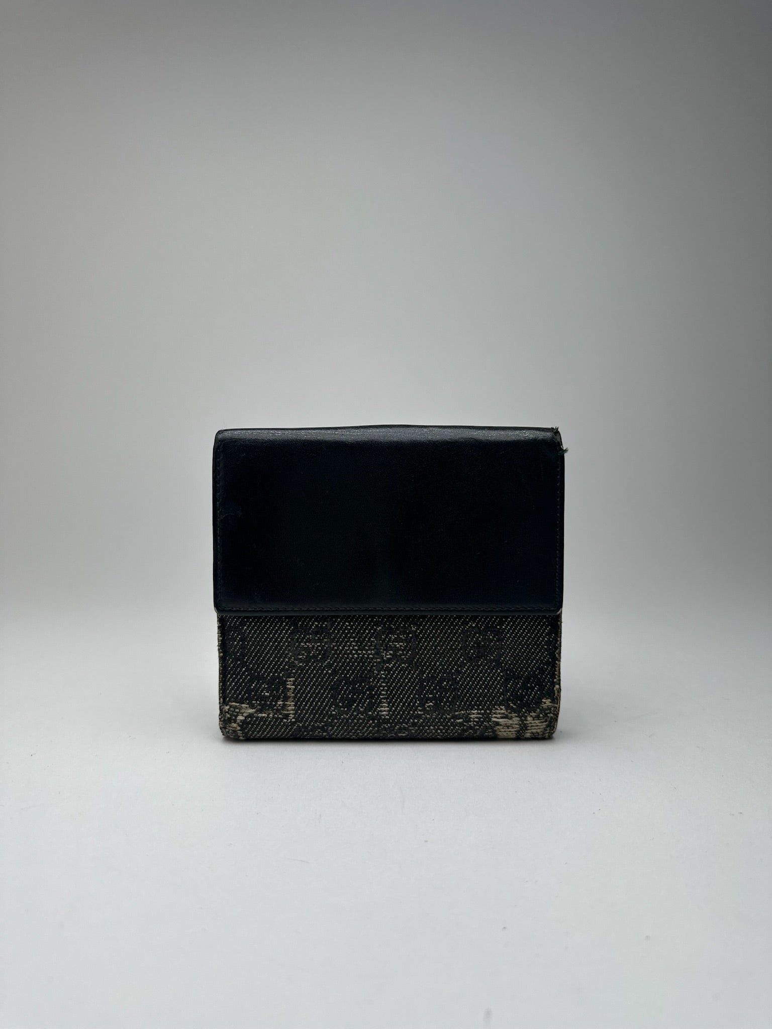 Gucci Vintage Monogram Wallet black grey Jackie Size ONE SIZE - 2 Thumbnail