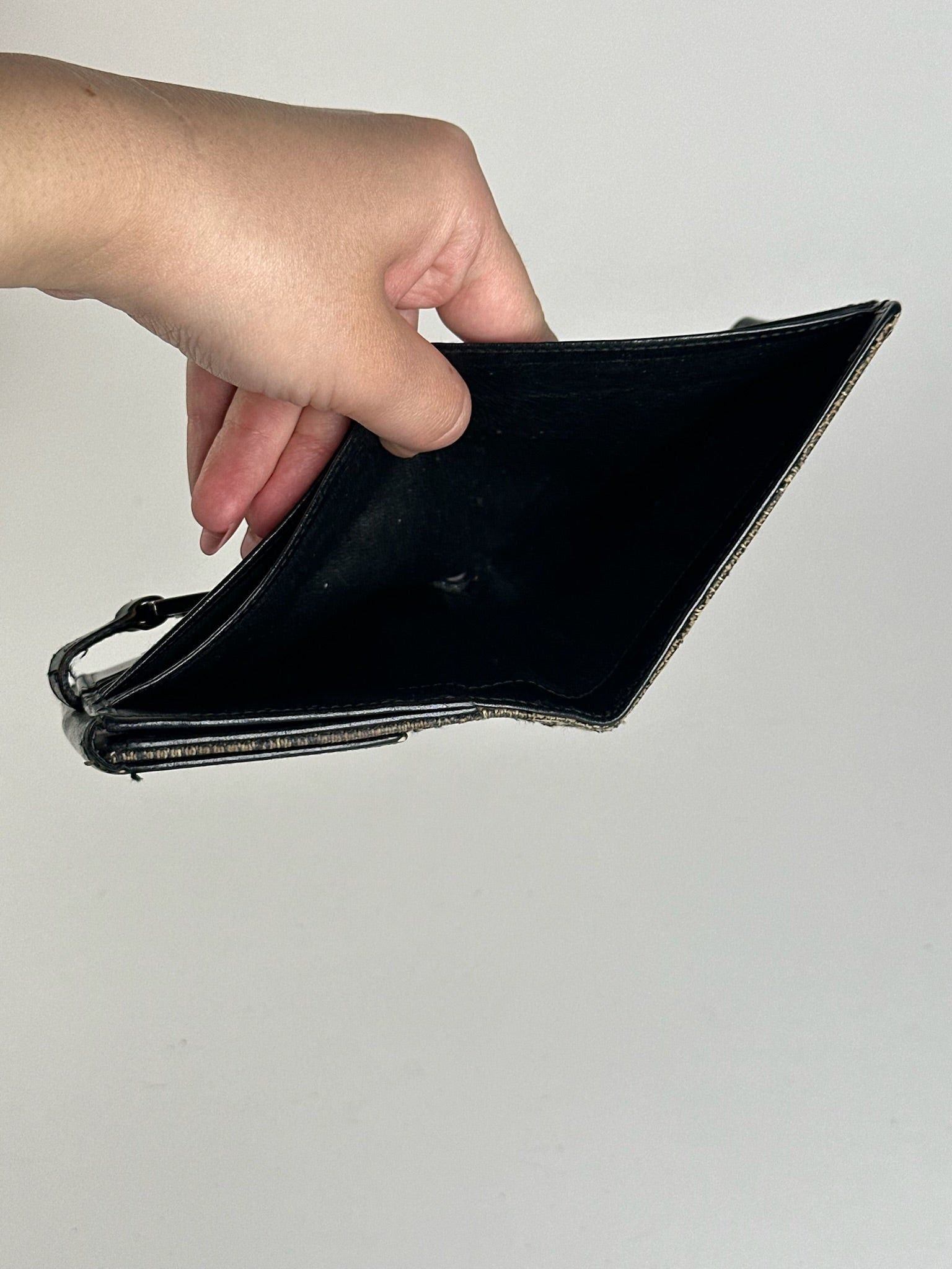 Gucci Vintage Monogram Wallet black grey Jackie Size ONE SIZE - 6 Thumbnail
