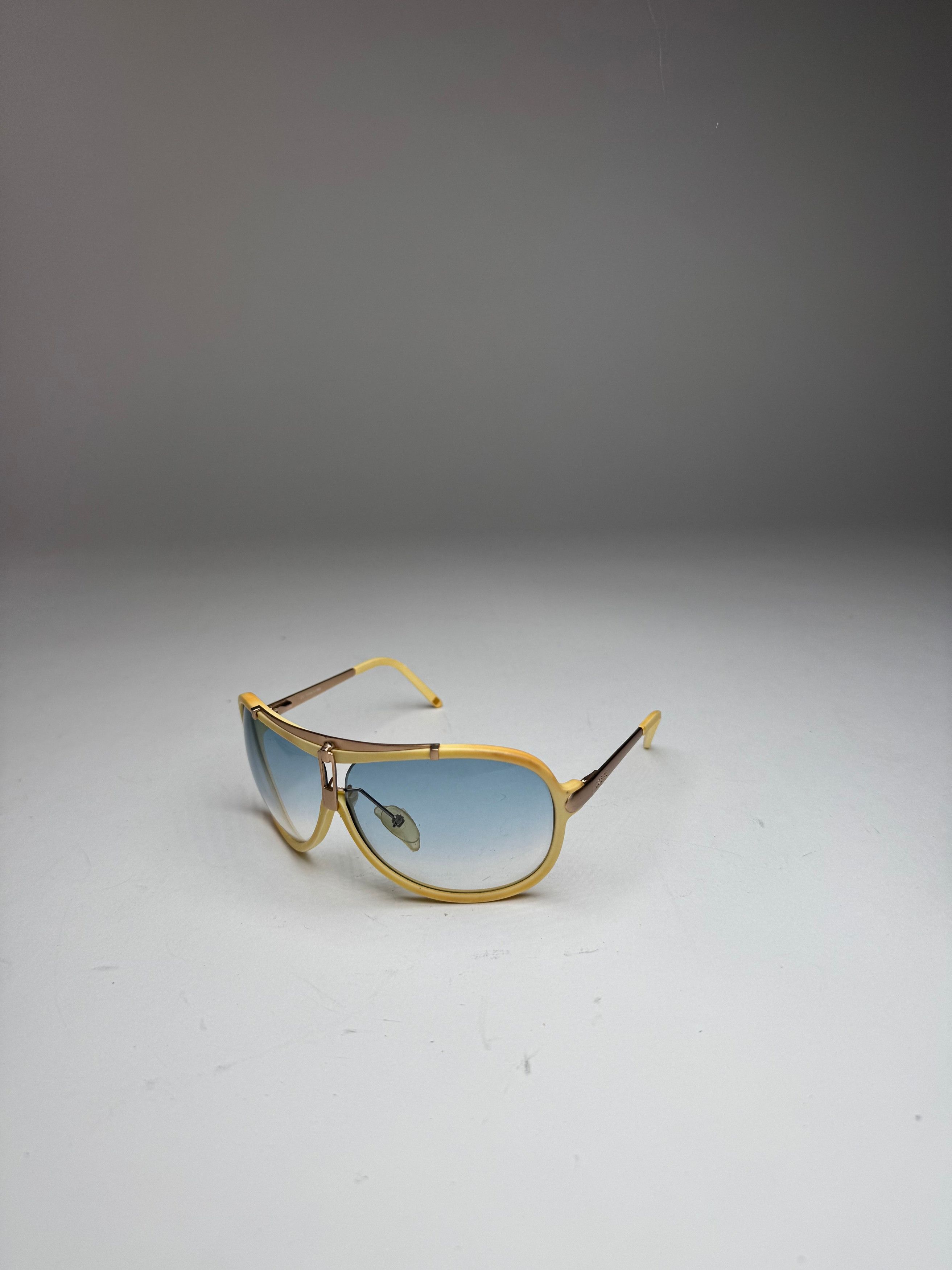 Loewe Vintage Madrid Aviator Sunglasses white Size ONE SIZE - 10 Thumbnail