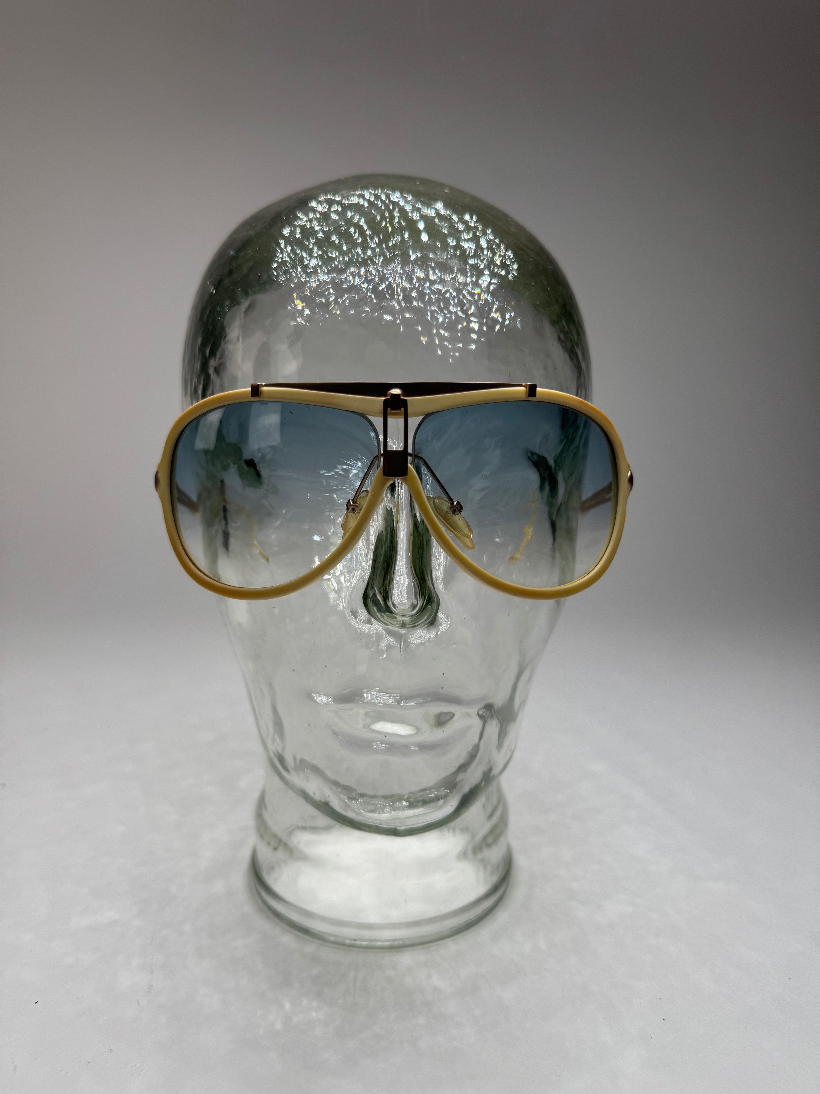 Loewe Vintage Madrid Aviator Sunglasses white Size ONE SIZE - 8 Thumbnail