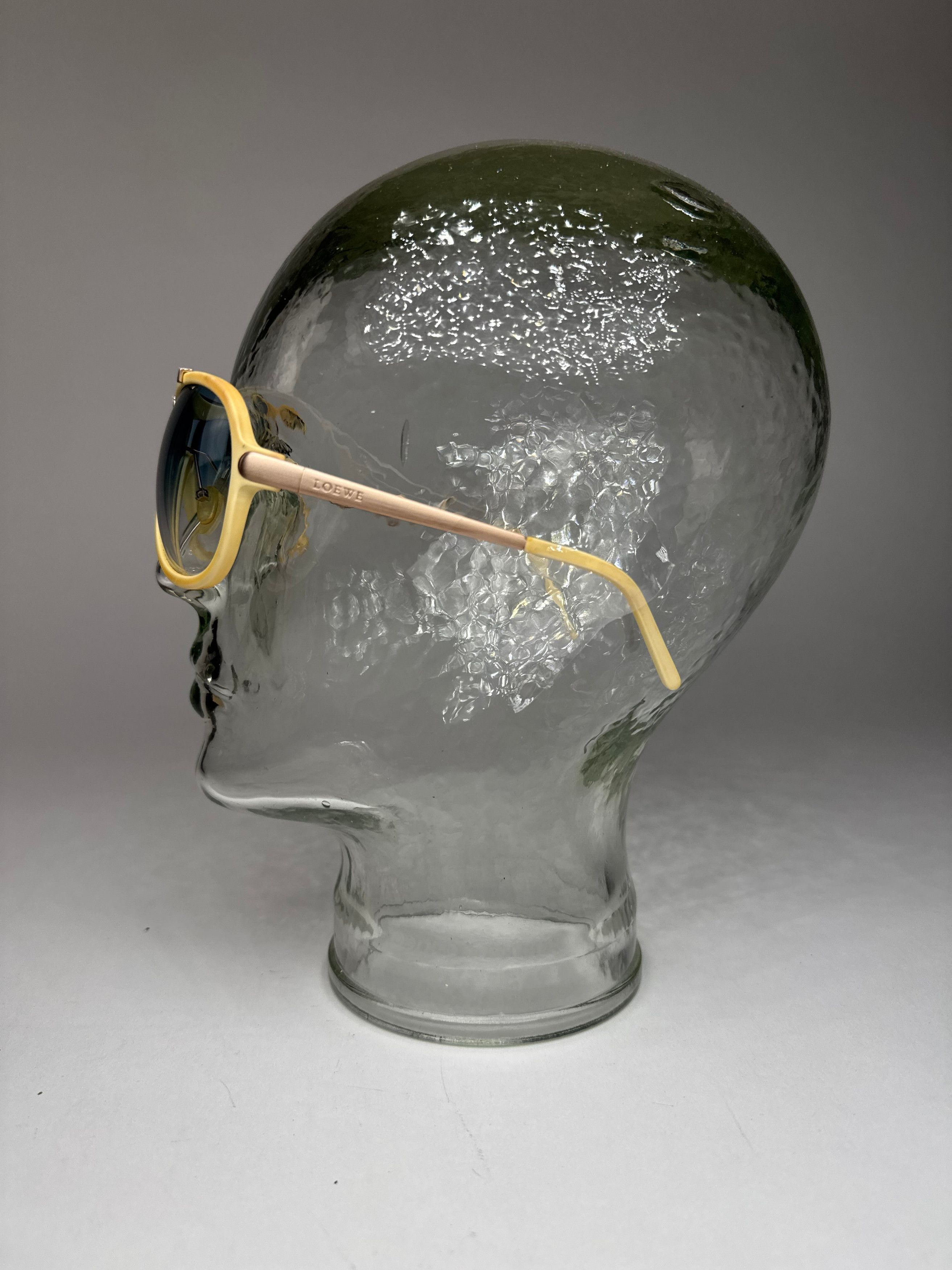 Loewe Vintage Madrid Aviator Sunglasses white Size ONE SIZE - 12 Thumbnail