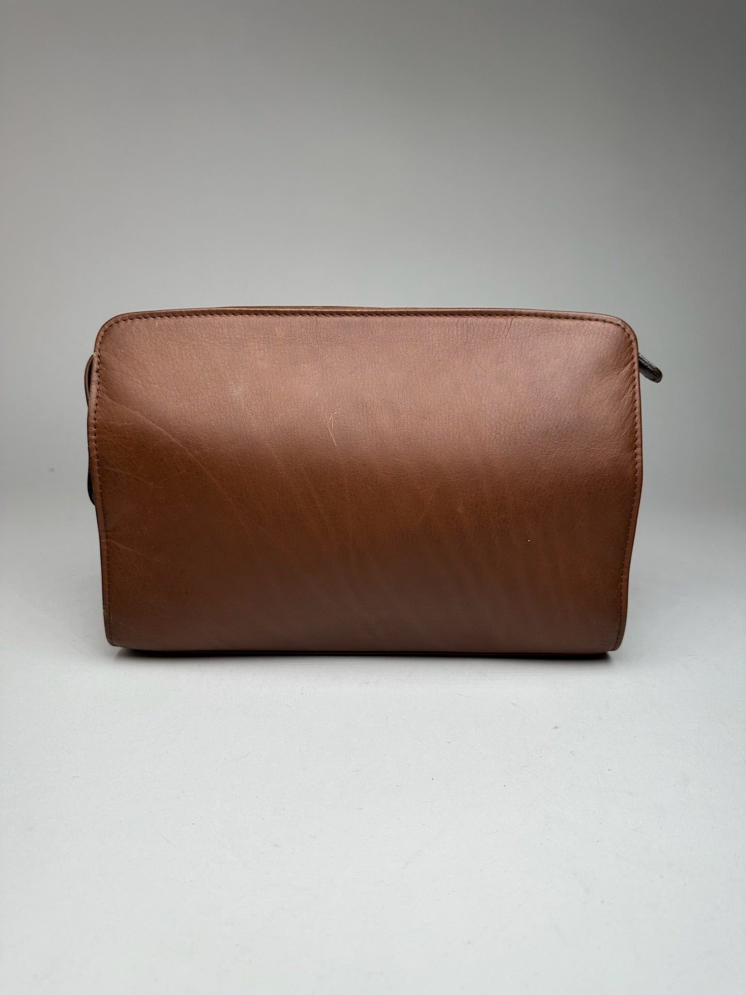 Balenciaga Vintage Leather Clutch/Cosmetic Bag brown Size ONE SIZE - 6 Thumbnail