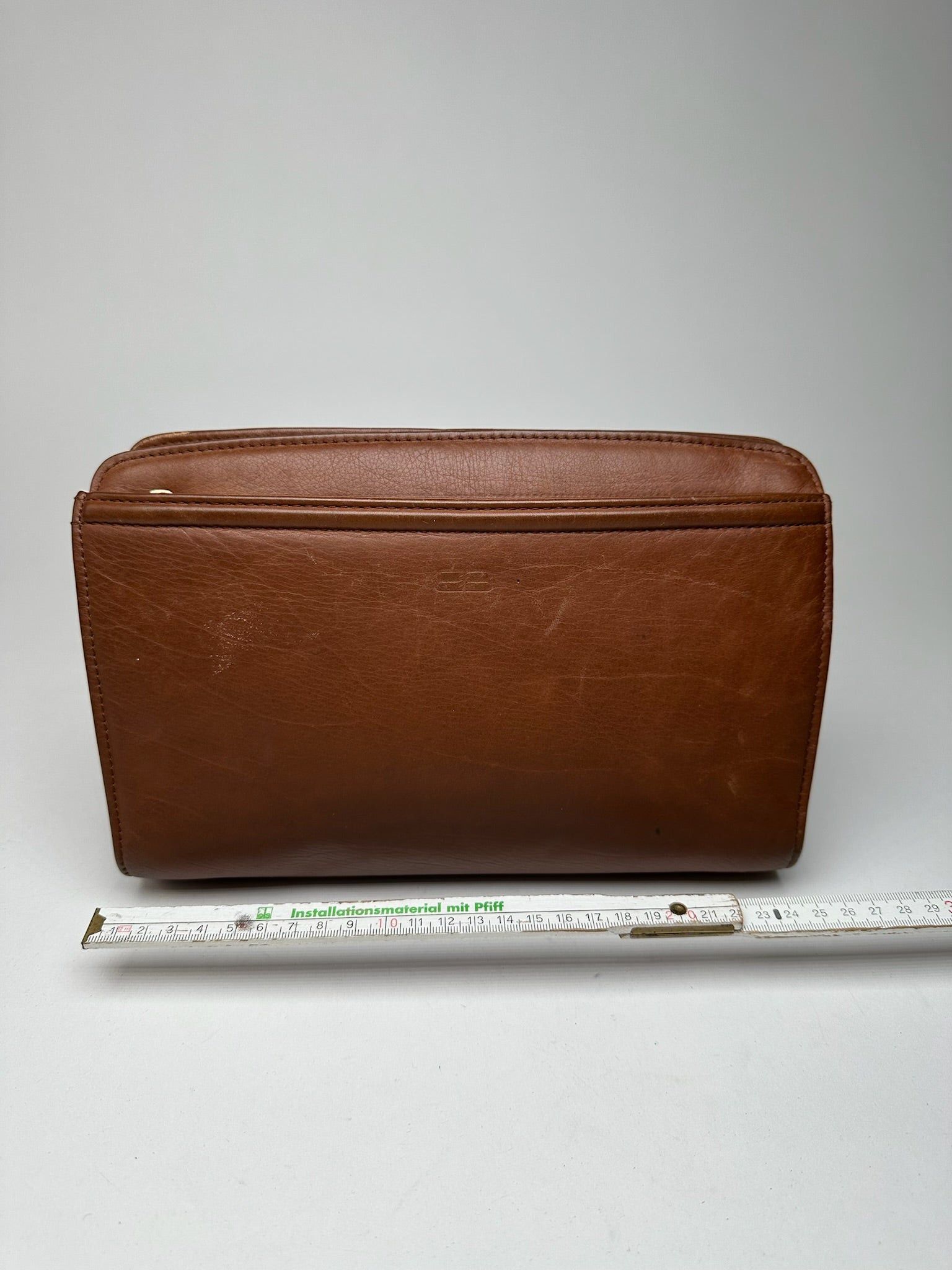 Balenciaga Vintage Leather Clutch/Cosmetic Bag brown Size ONE SIZE - 13 Thumbnail