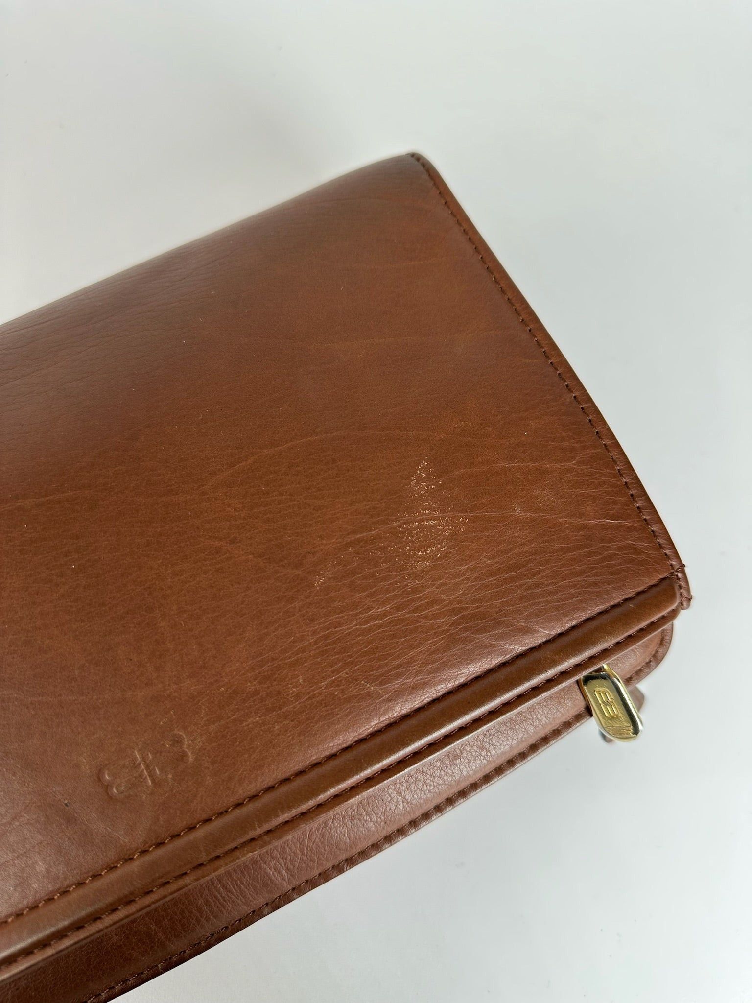 Balenciaga Vintage Leather Clutch/Cosmetic Bag brown Size ONE SIZE - 9 Thumbnail