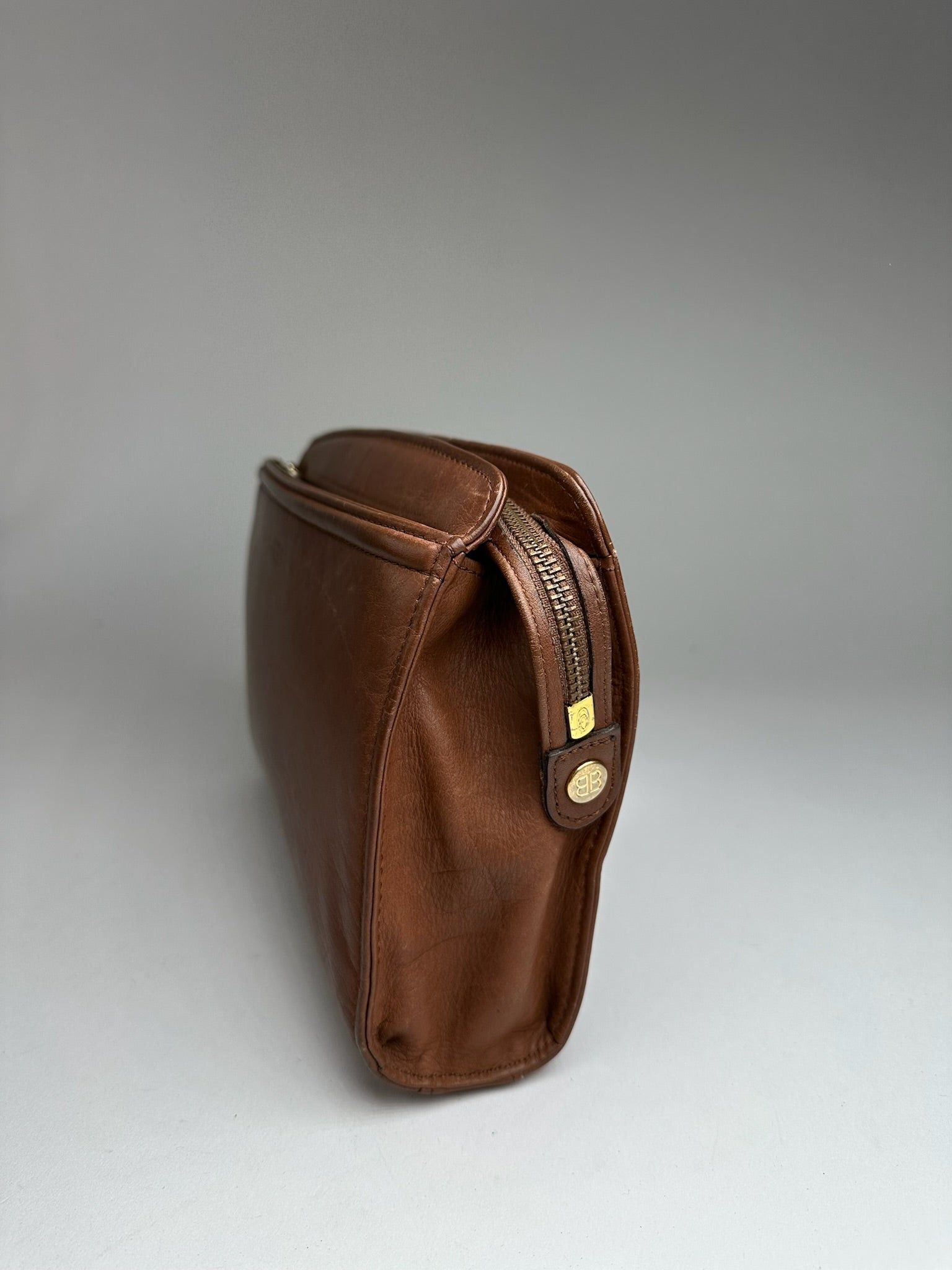 Balenciaga Vintage Leather Clutch/Cosmetic Bag brown Size ONE SIZE - 3 Thumbnail