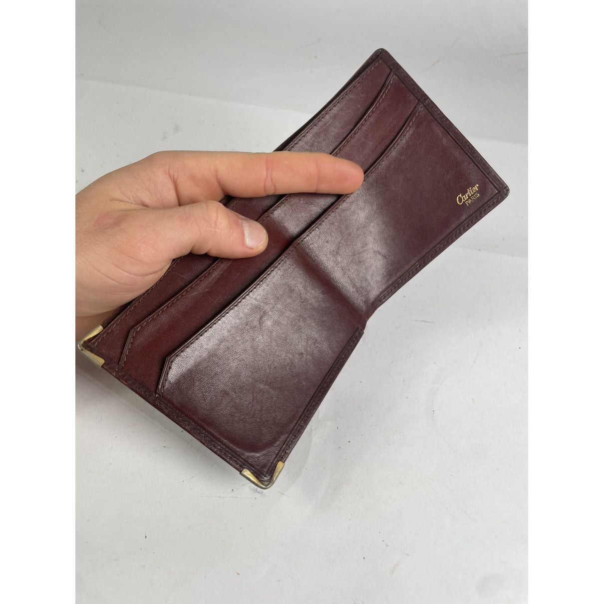 Cartier Burgundy Patent Leather Purse Size ONE SIZE - 3 Thumbnail
