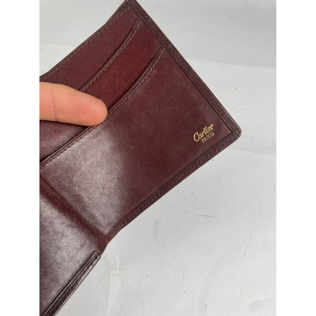 Cartier Burgundy Patent Leather Purse Size ONE SIZE - 4 Thumbnail