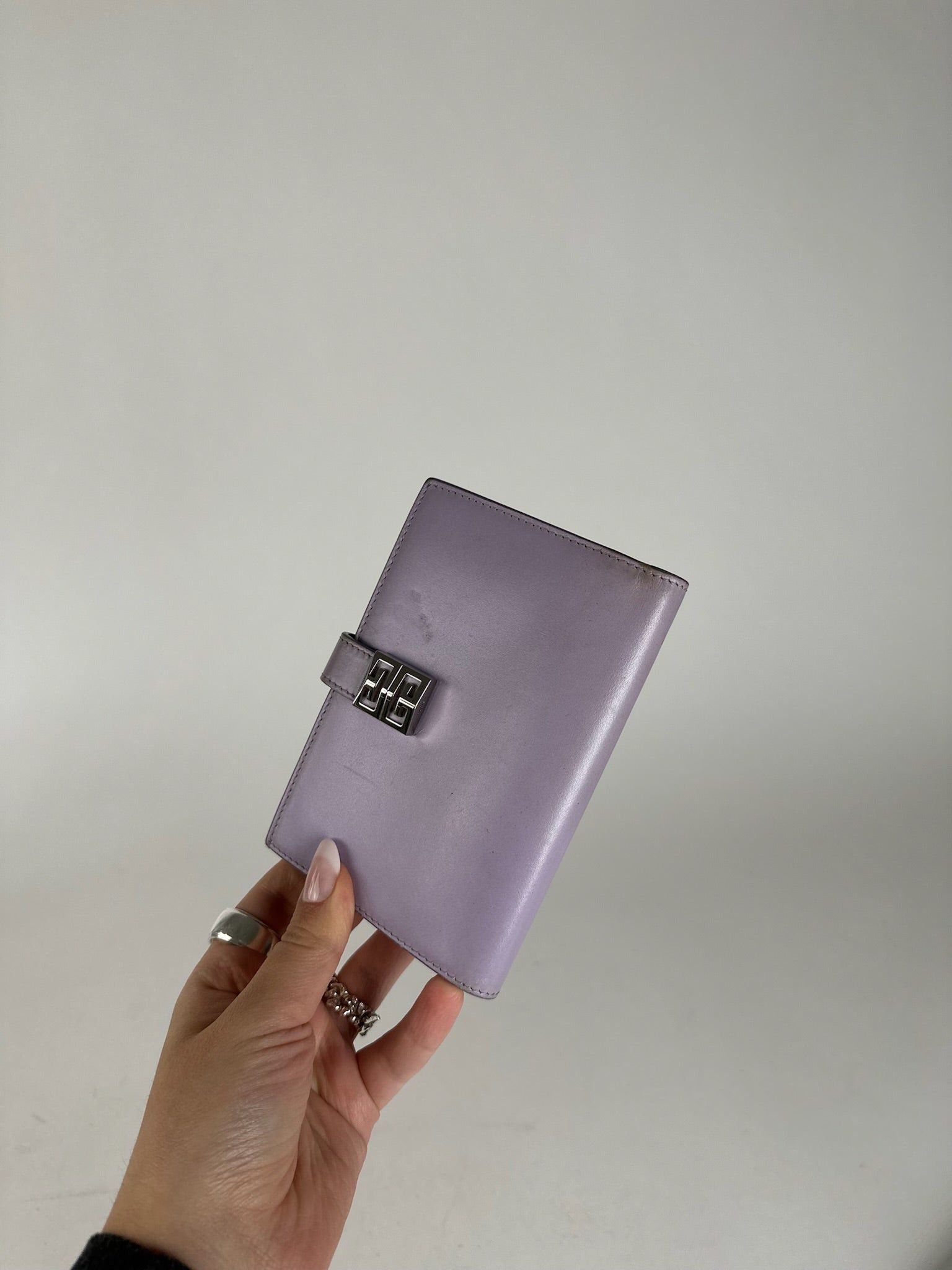 Givenchy Vintage Leather wallet purple Size ONE SIZE - 8 Thumbnail